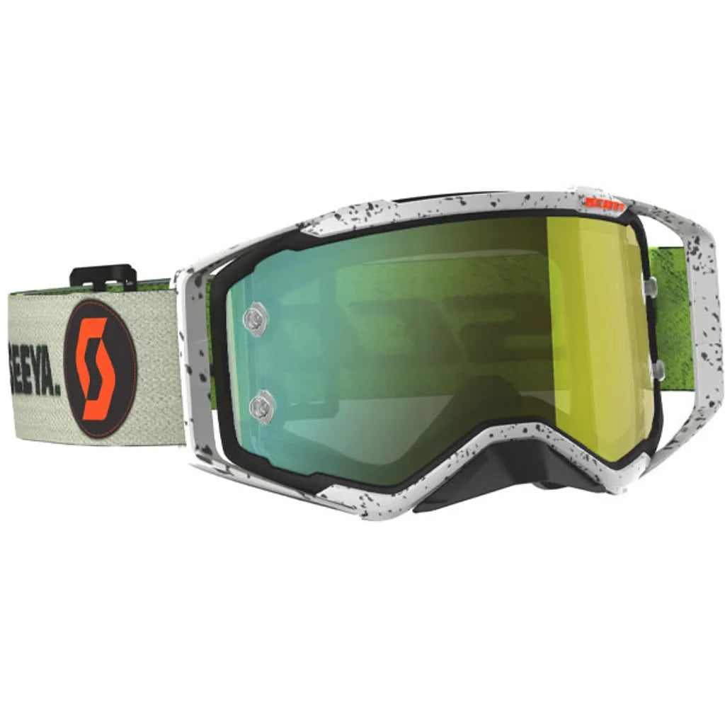 Scott Prospect Goggle Kaki Green - Yellow Chrome Lens