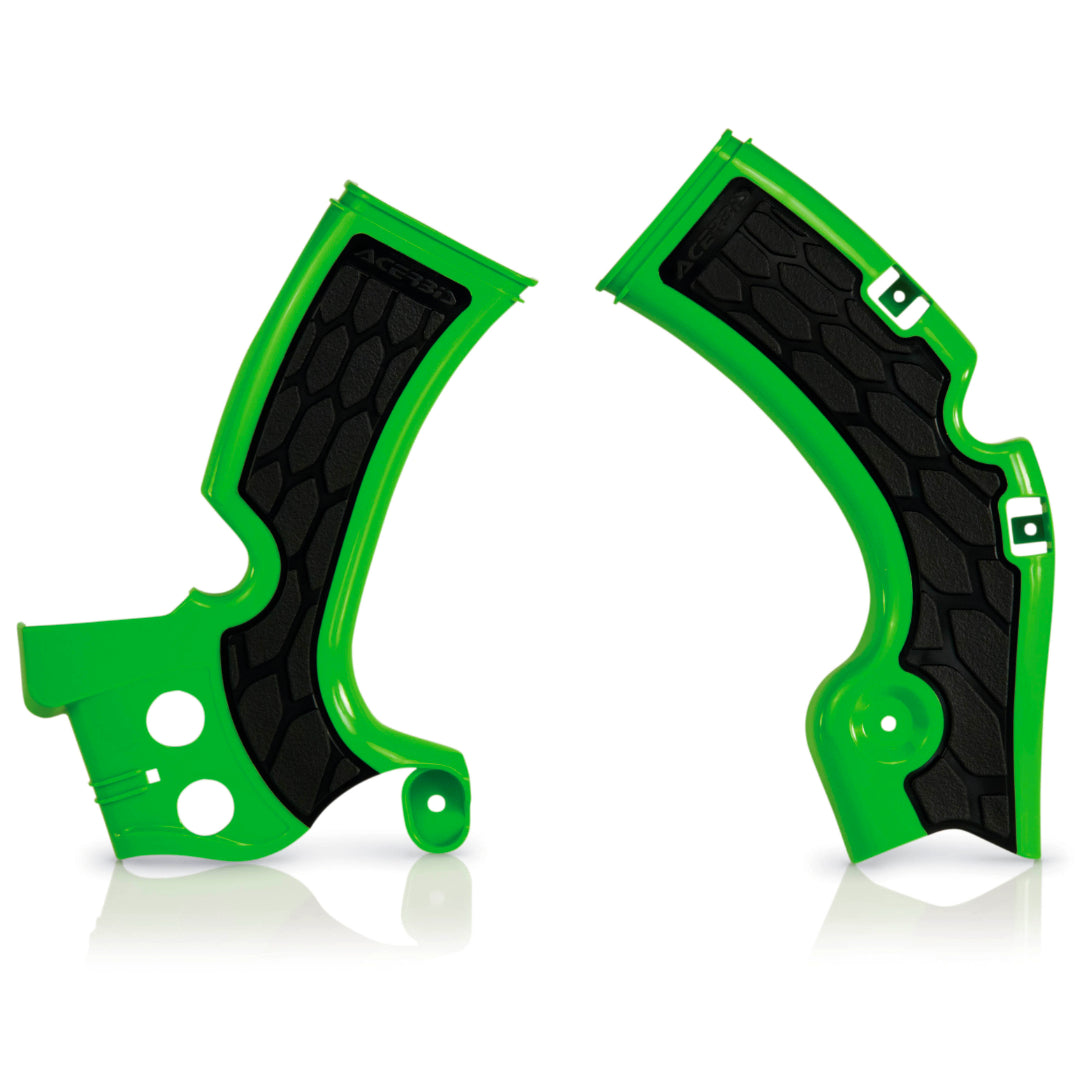 Acerbis X-Grip Frame Guards KAWASAKI KXF 450 2009-2018 Green