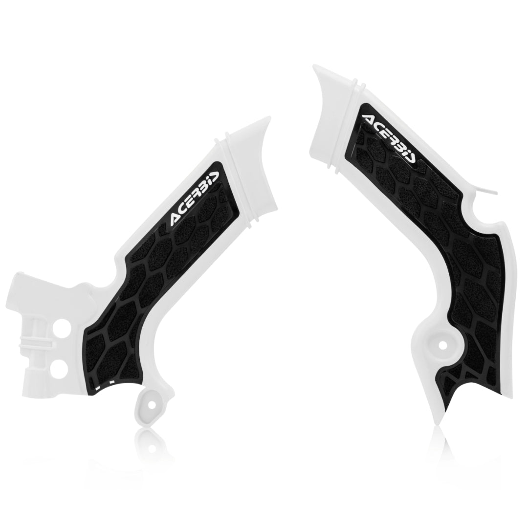 Acerbis X-Grip Frame Guards KAWASAKI KXF 450 2019-2023 White/Black