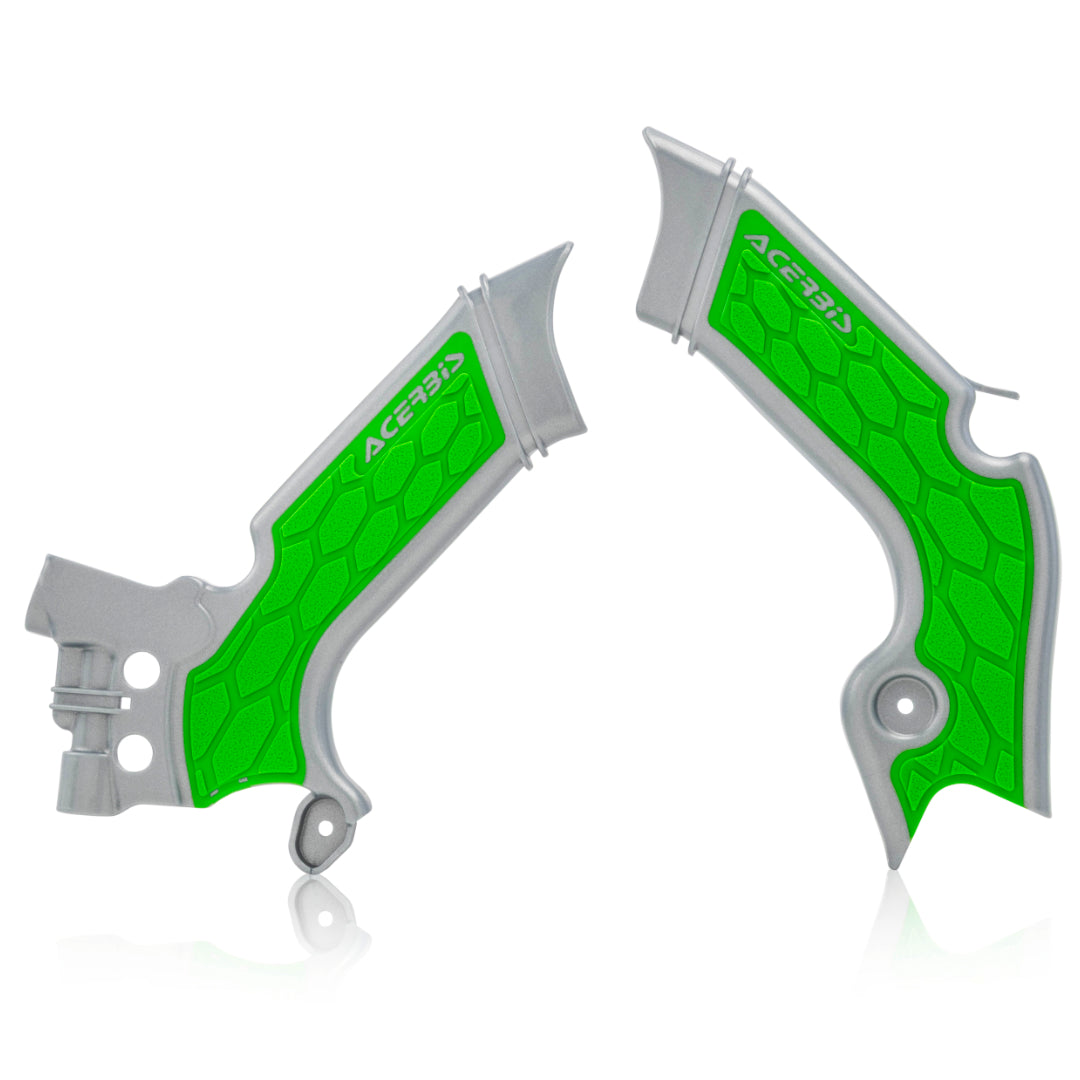 Acerbis X-Grip Frame Guards KAWASAKI KXF 450 2019-2023 Grey/Green