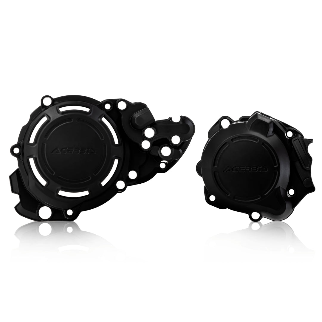 Acerbis X-Power Engine Cover Set BETA 2T 250/300 2018-2024, X-Trainer 250/200 18-24 Black