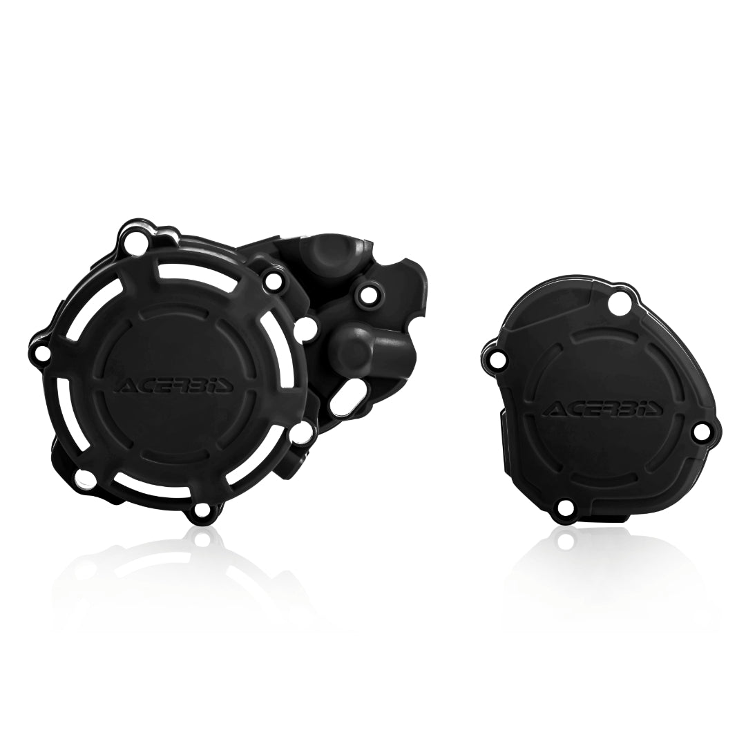 Acerbis X-Power Engine Cover Set YAMAHA YZ 125 2005-2024 Black