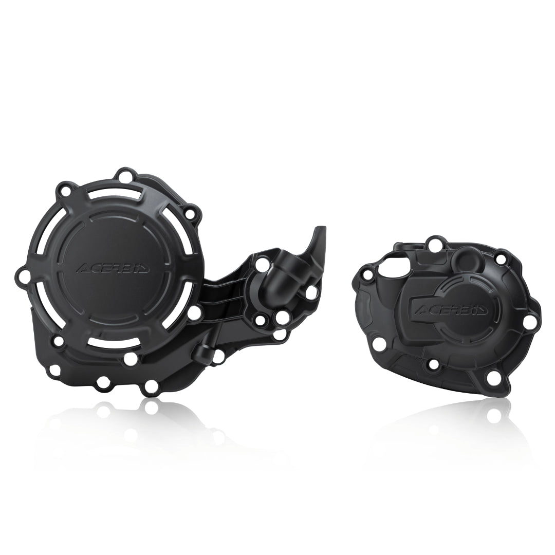 Acerbis X-Power Engine Cover Set YAMAHA YZF450 2018-2022, YZF450X 2018-2022 Black