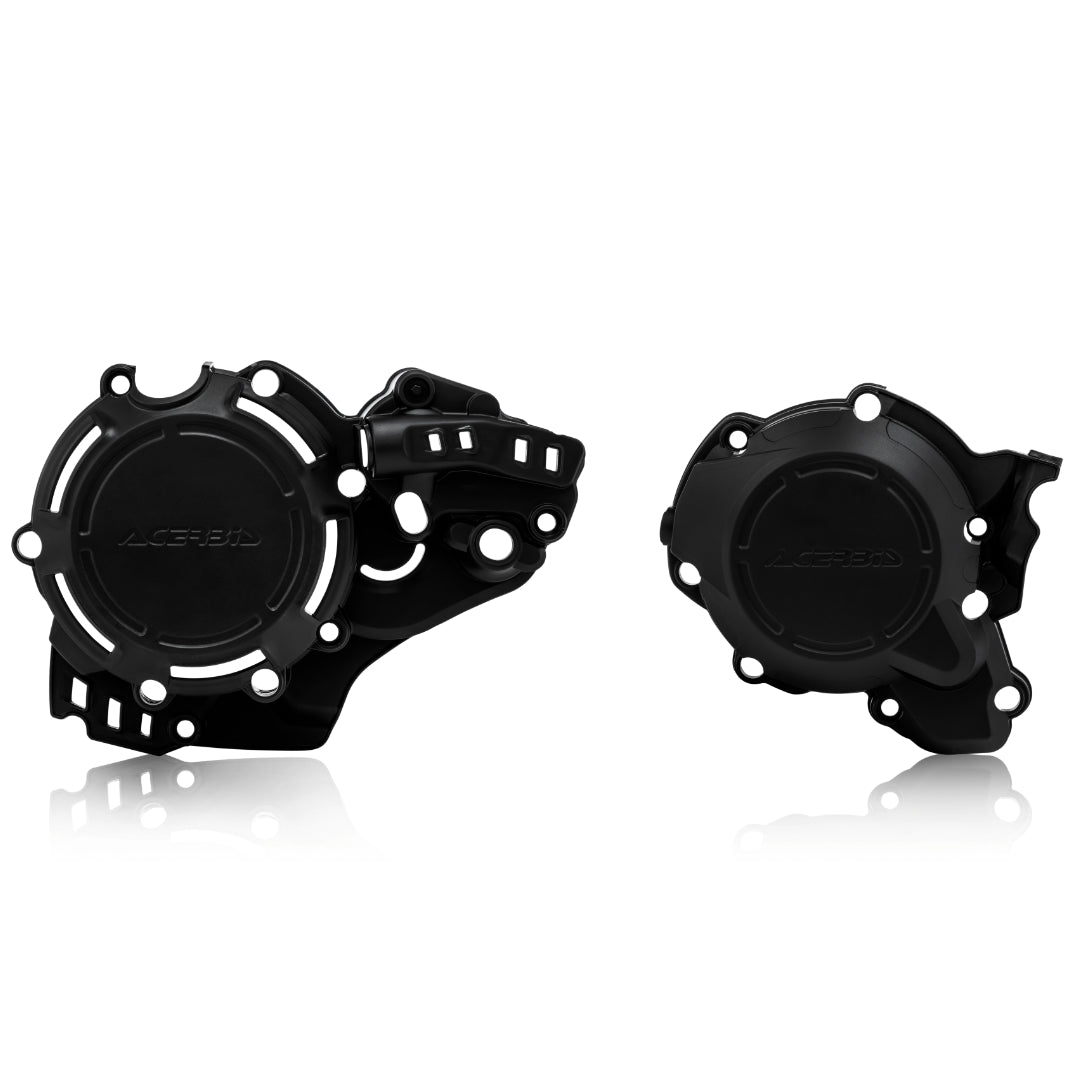 Acerbis X-Power Engine Cover Set GAS GAS EC 250/300 2021-2023 Black