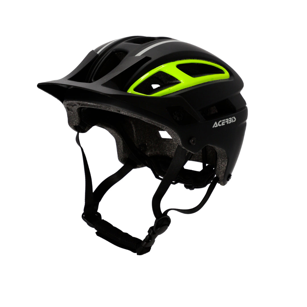 Acerbis Doublep MTB Helmet Black/Yellow Fluo