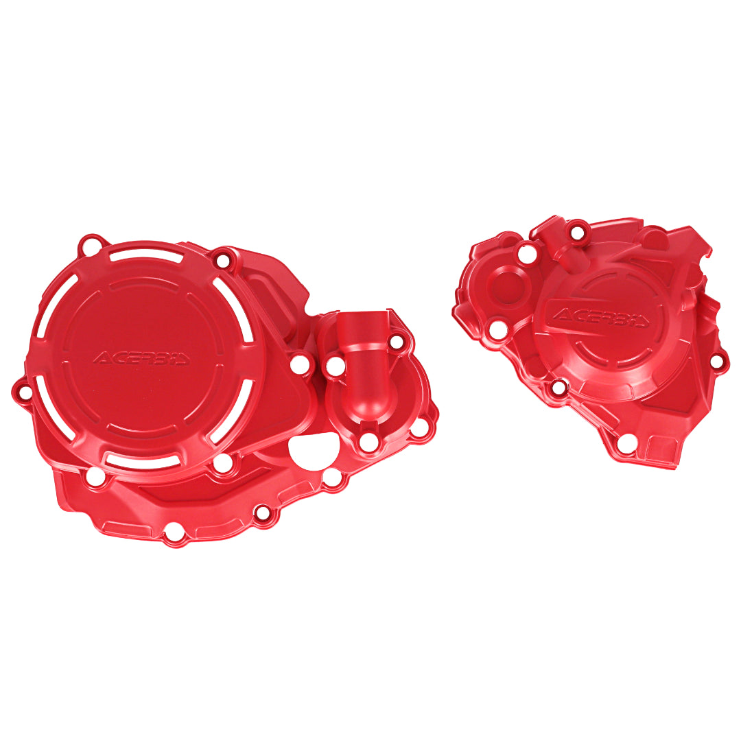 Acerbis X-Power Engine Cover Set HONDA CRF450 2021-2025, CRF450RX 2021-2024 Red