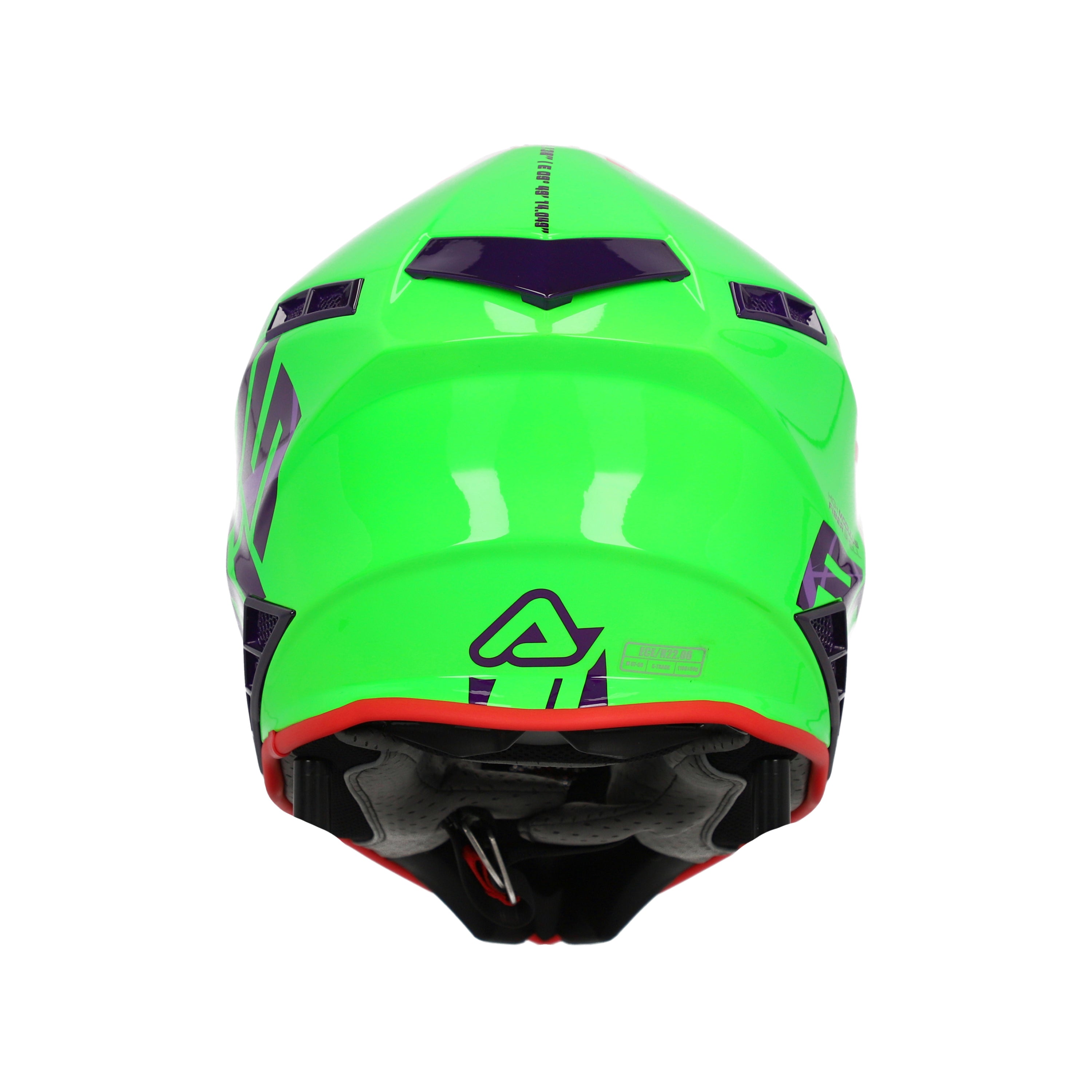 Acerbis X-Track MX Helmet Glossy Green/White