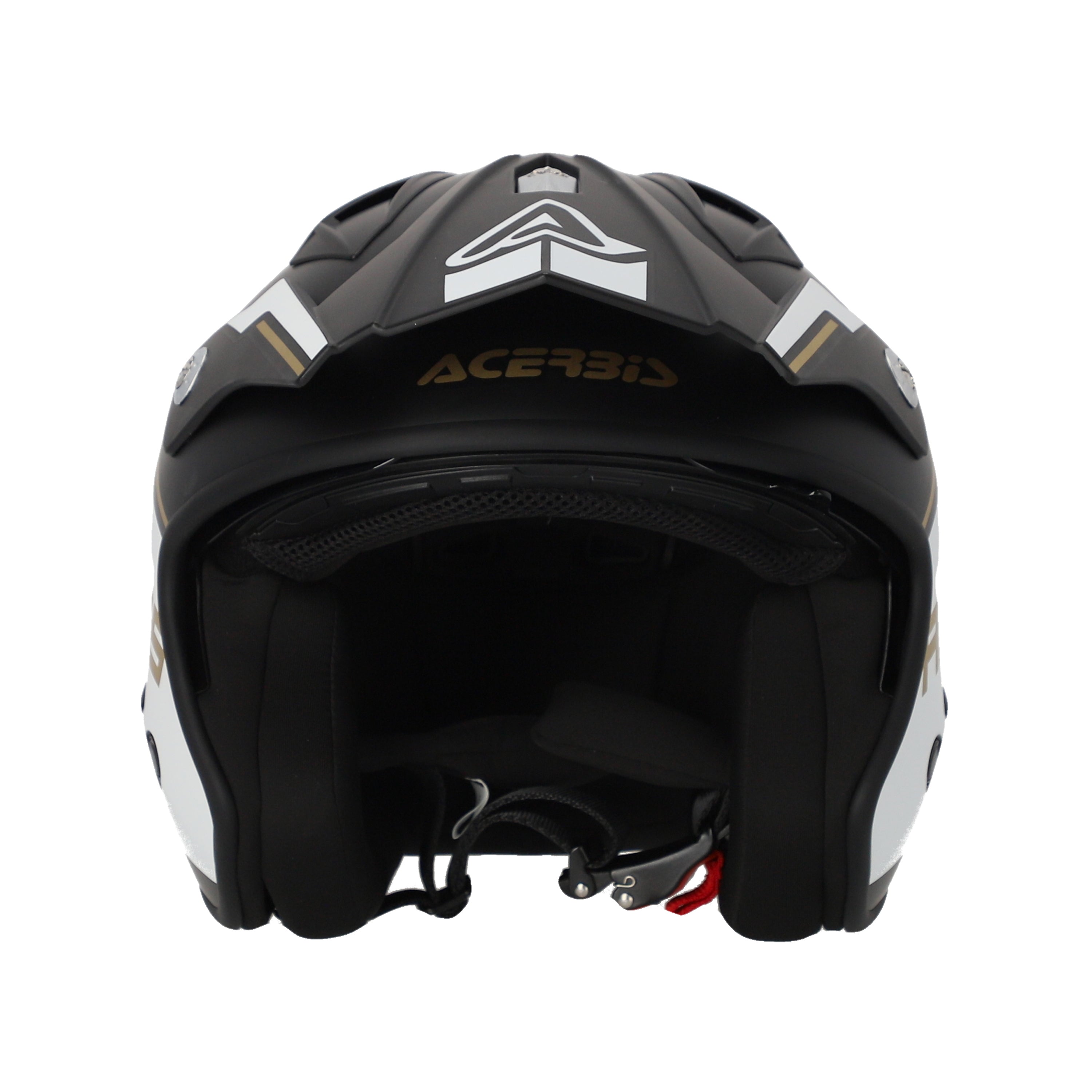 Acerbis Jet Aria Trials Helmet White/Black/Gold