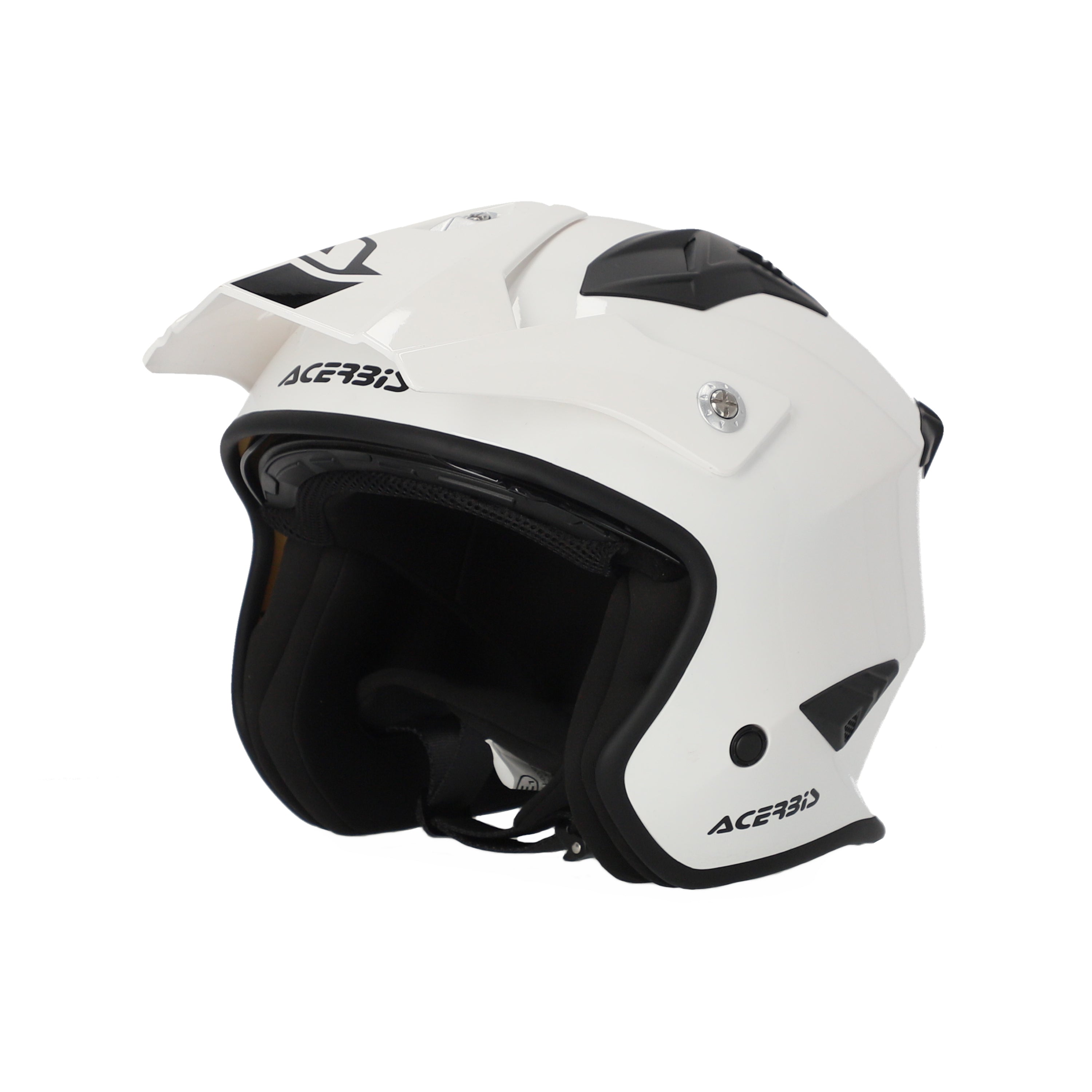 Acerbis Jet Aria Trials Helmet White