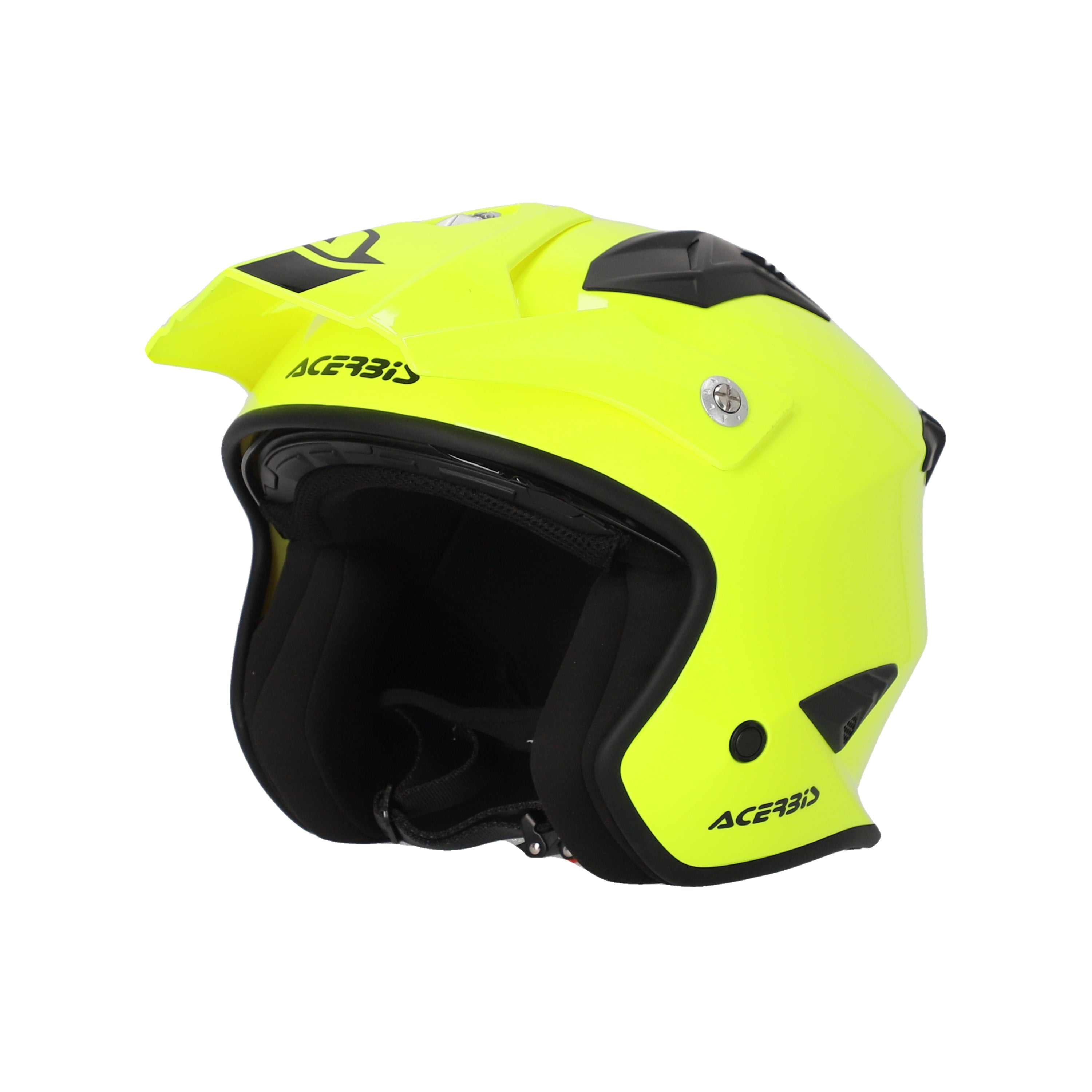 Acerbis Jet Aria Trials Helmet Yellow