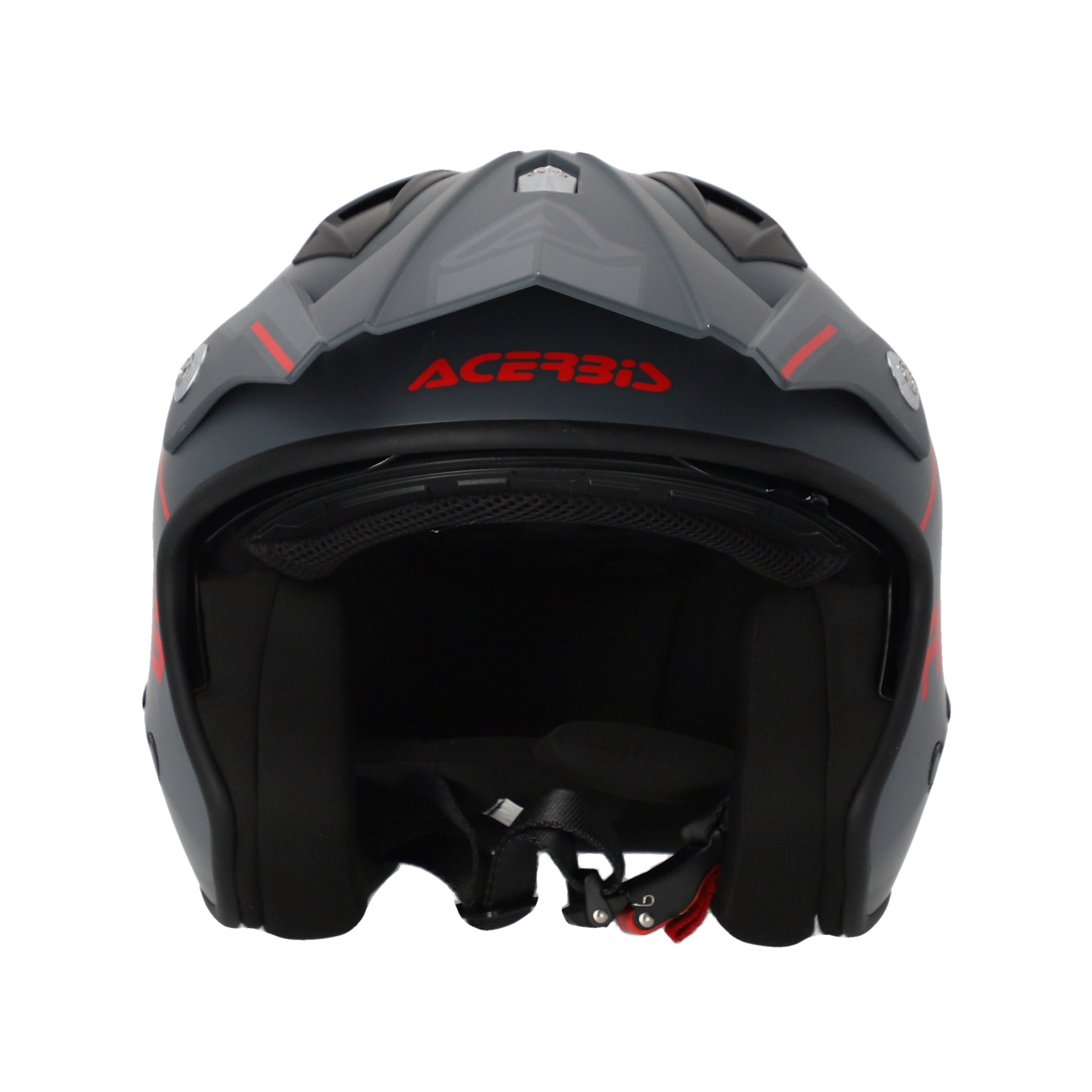 Acerbis Jet Aria Trials Helmet Grey/Red