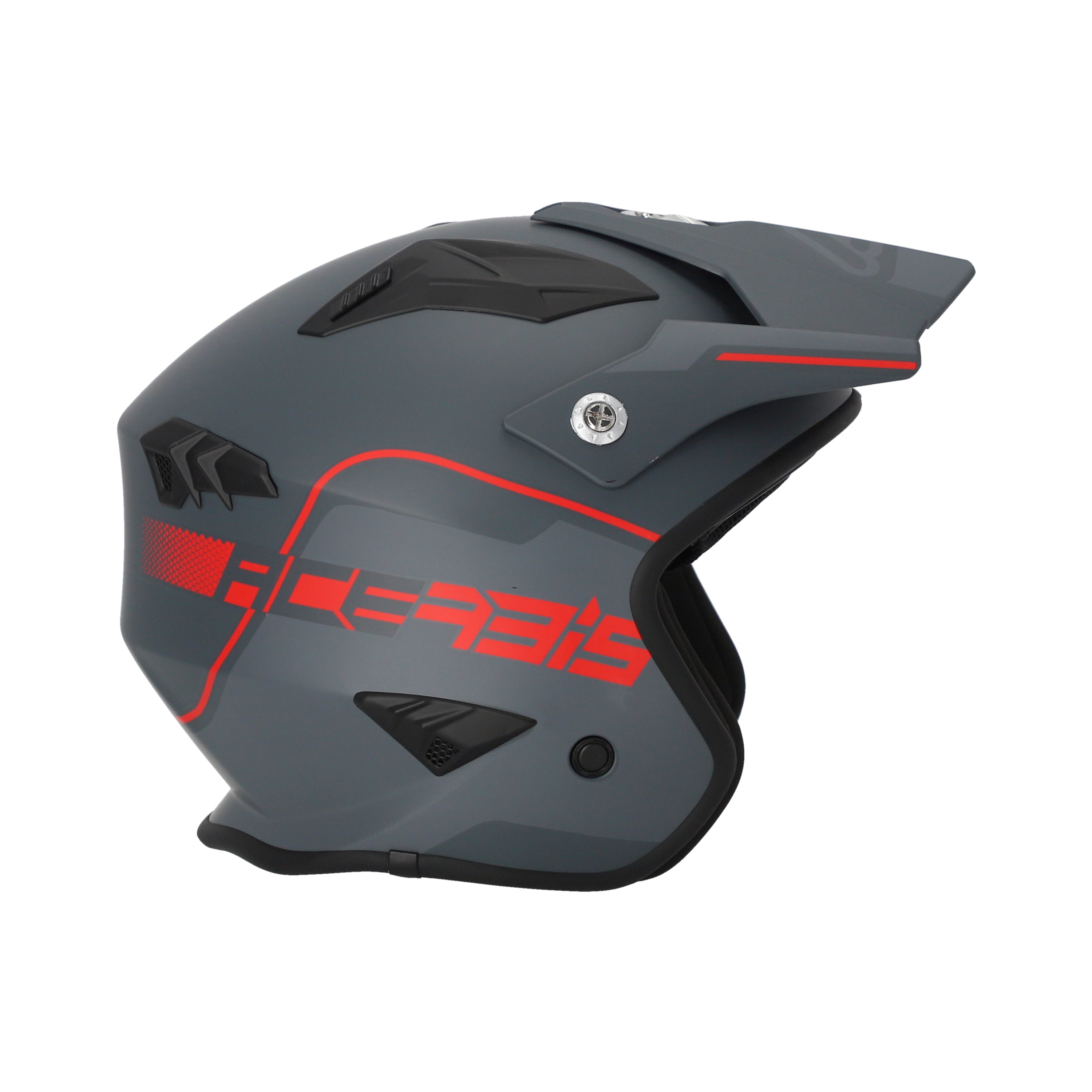 Acerbis Jet Aria Trials Helmet Grey/Red