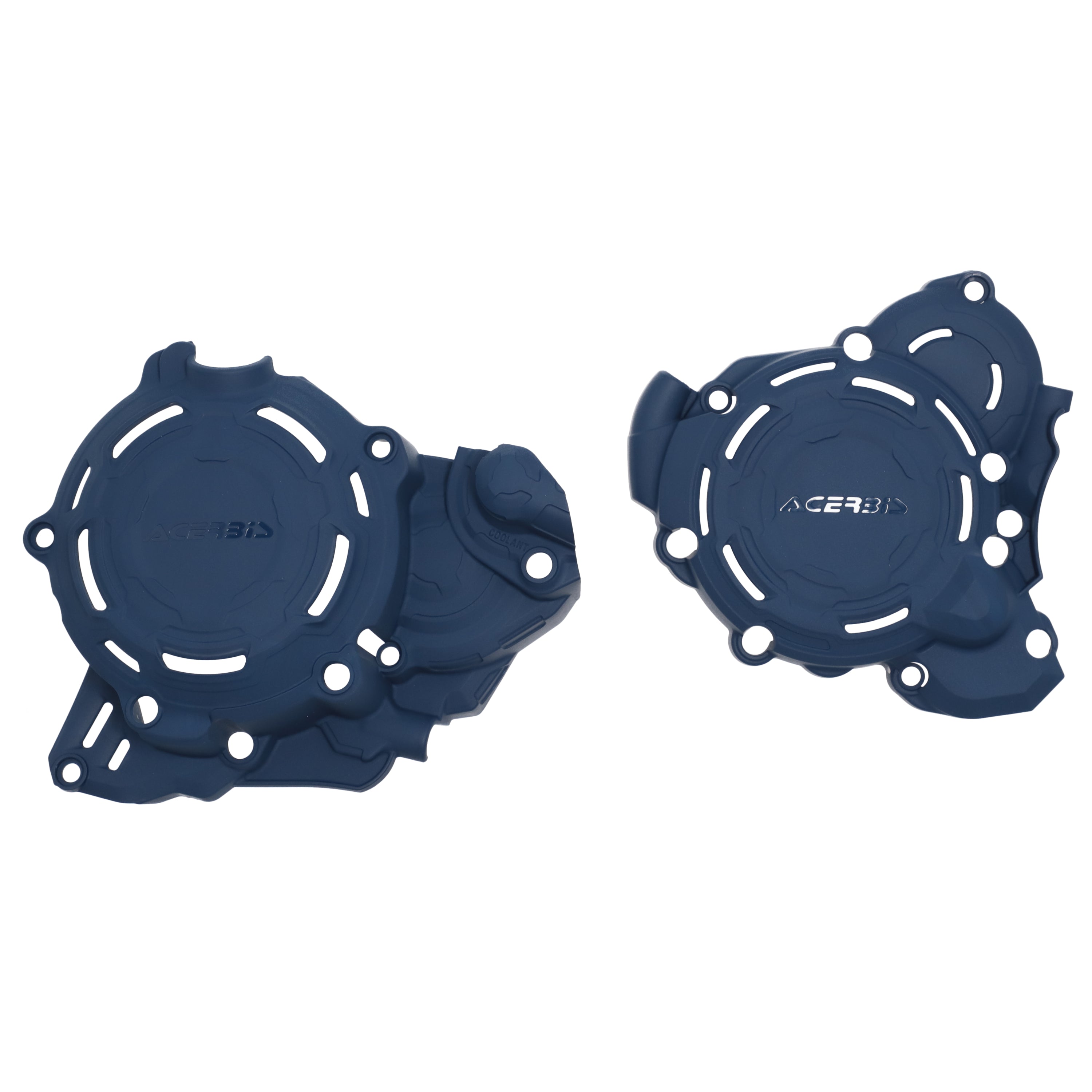 Acerbis X-Power Engine Cover Set KTM SX 250/300 2023-2025, Husky TC 250 2023-2025 Blue