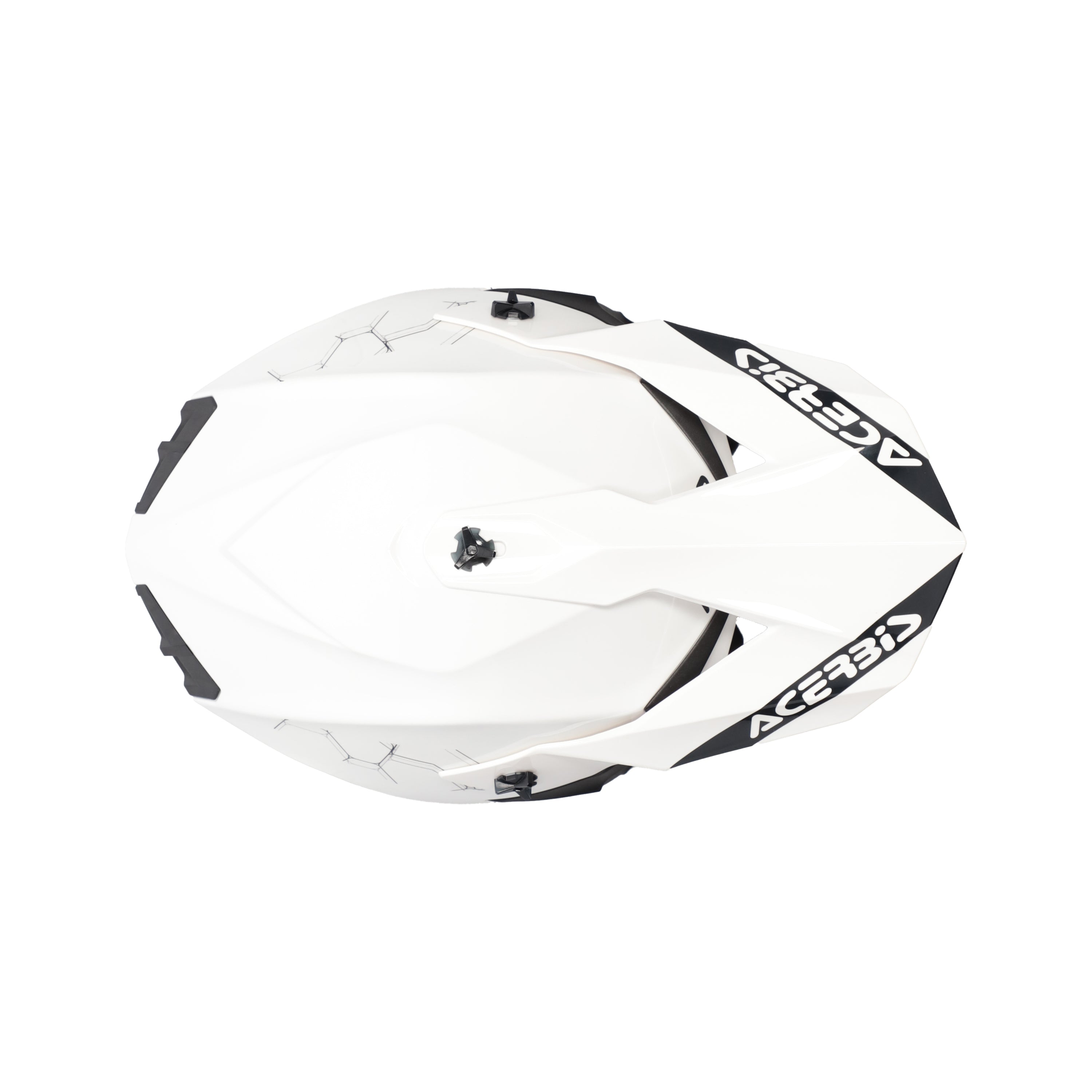 Acerbis Linear Solid MX Helmet Glossy White