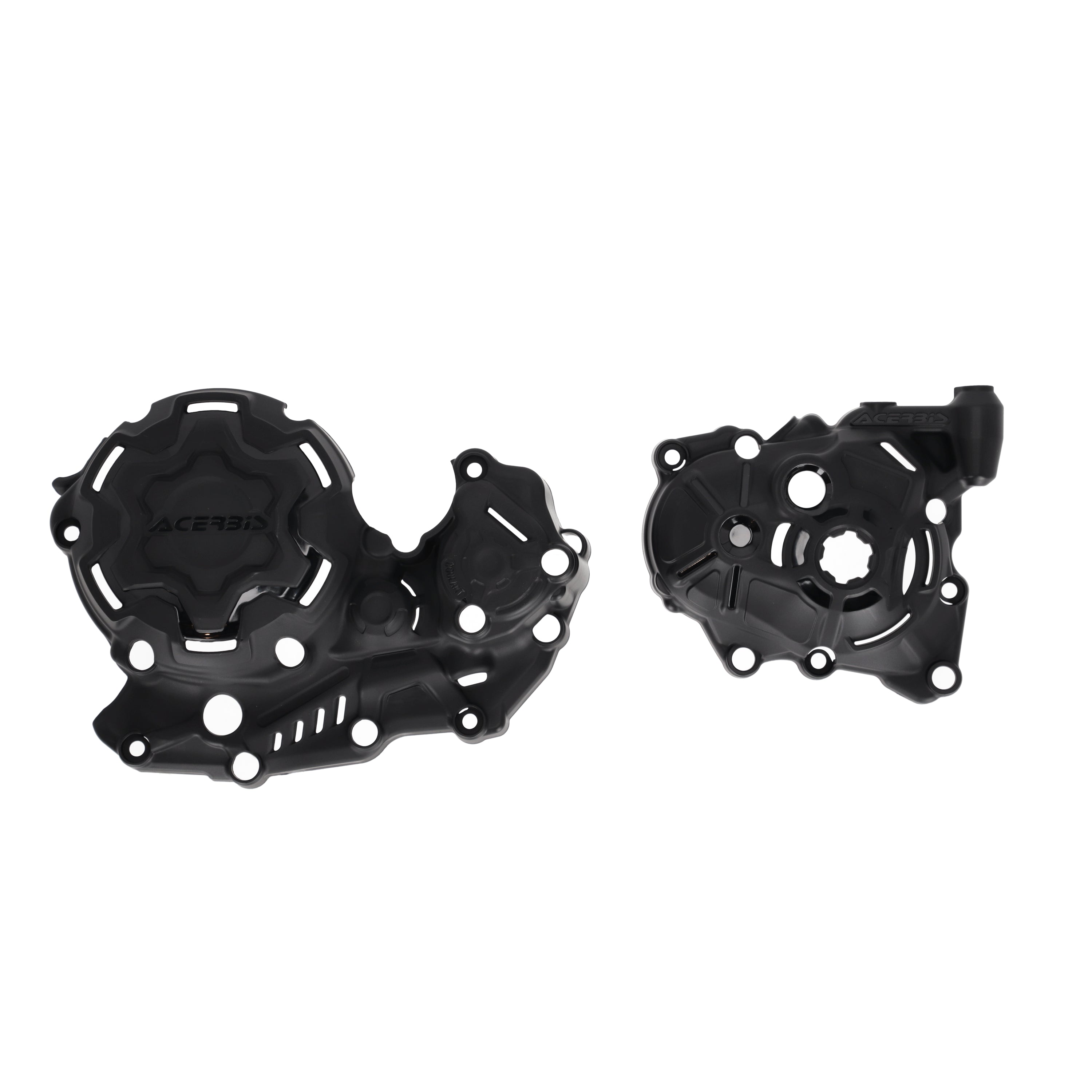 Acerbis X-Power Engine Cover Set YAMAHA YZF450 2023-2024, YZF450X 2023-2024, WRF450 2024 Black