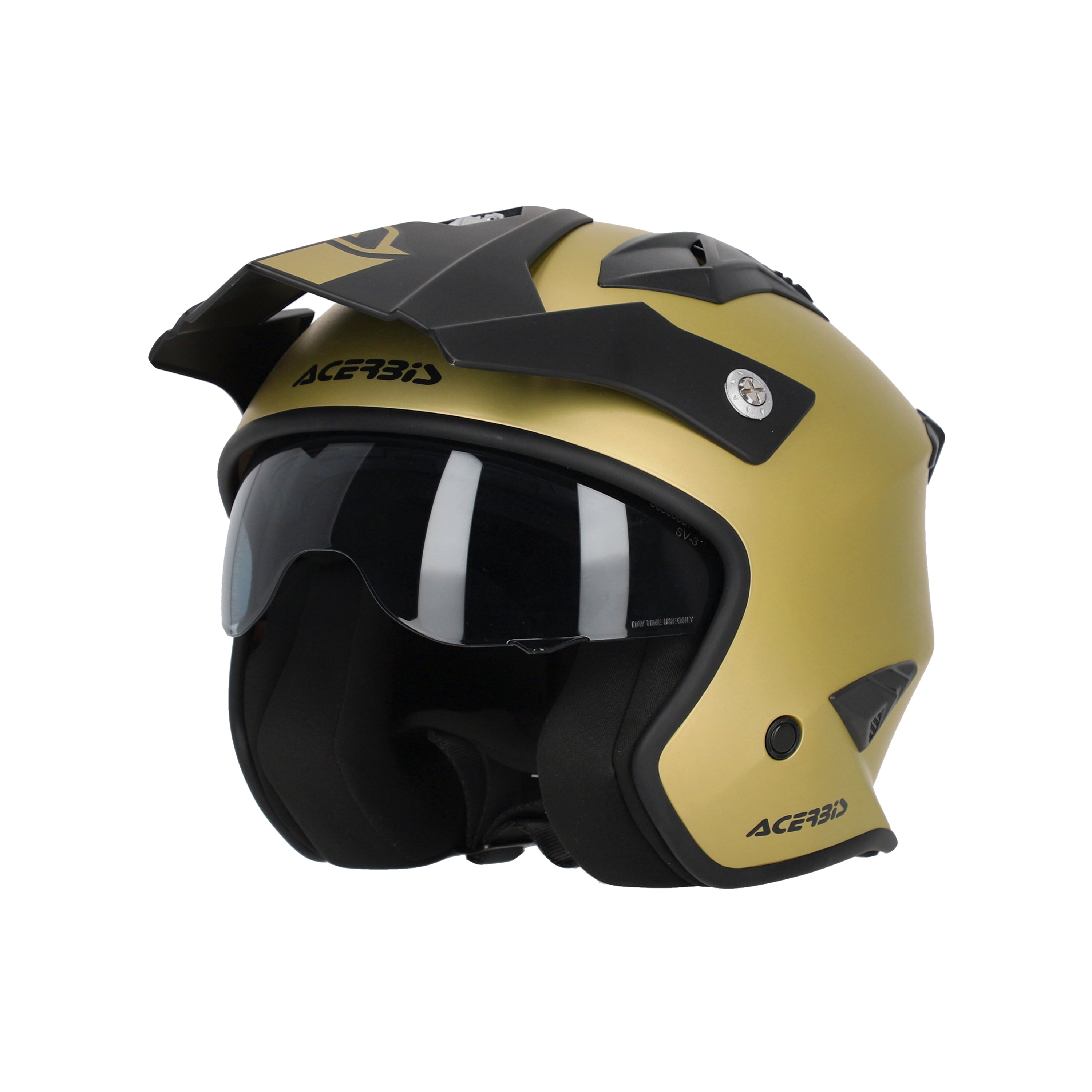 Acerbis Jet Aria Trials Helmet Metalic Gold