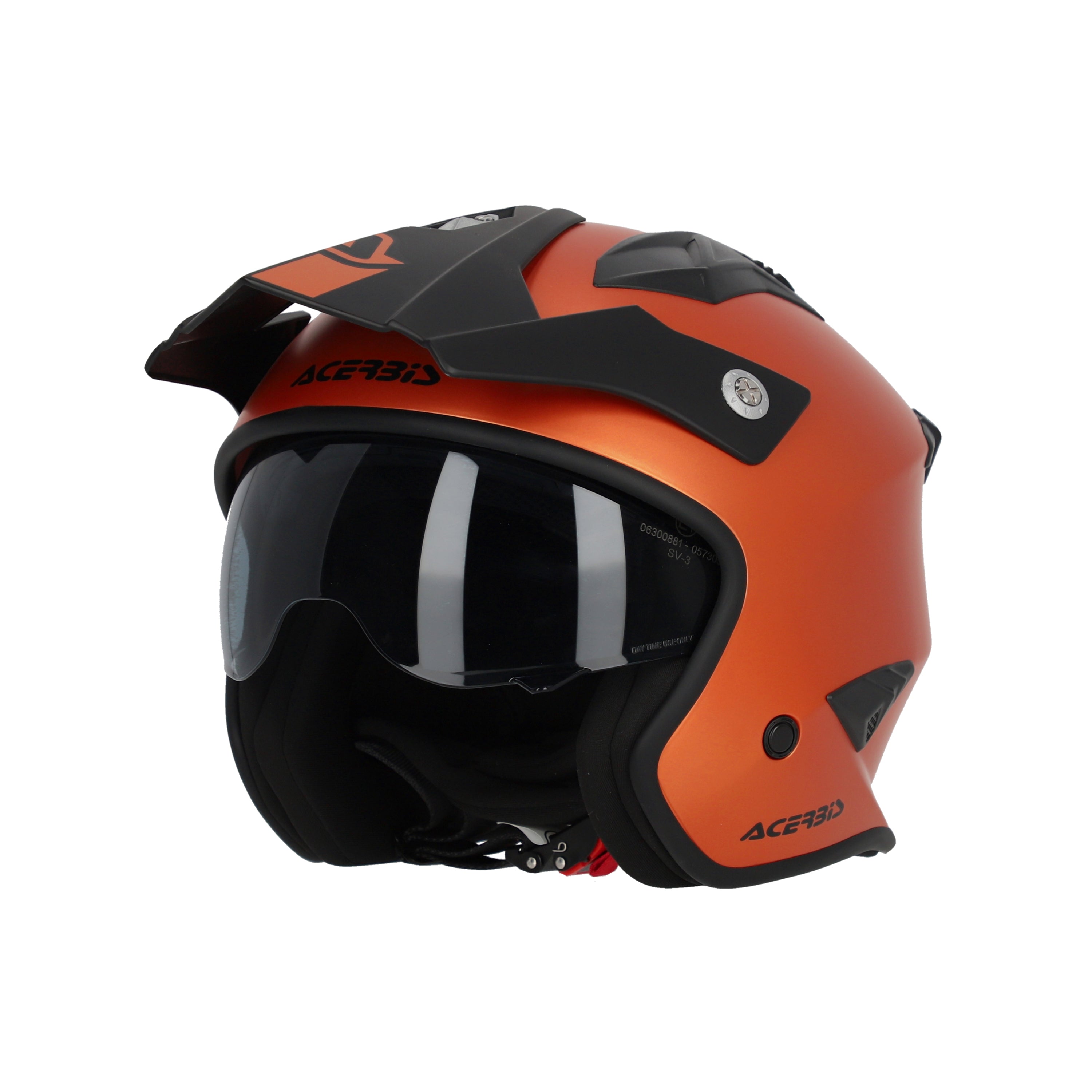 Acerbis Jet Aria Trials Helmet Metalic Orange