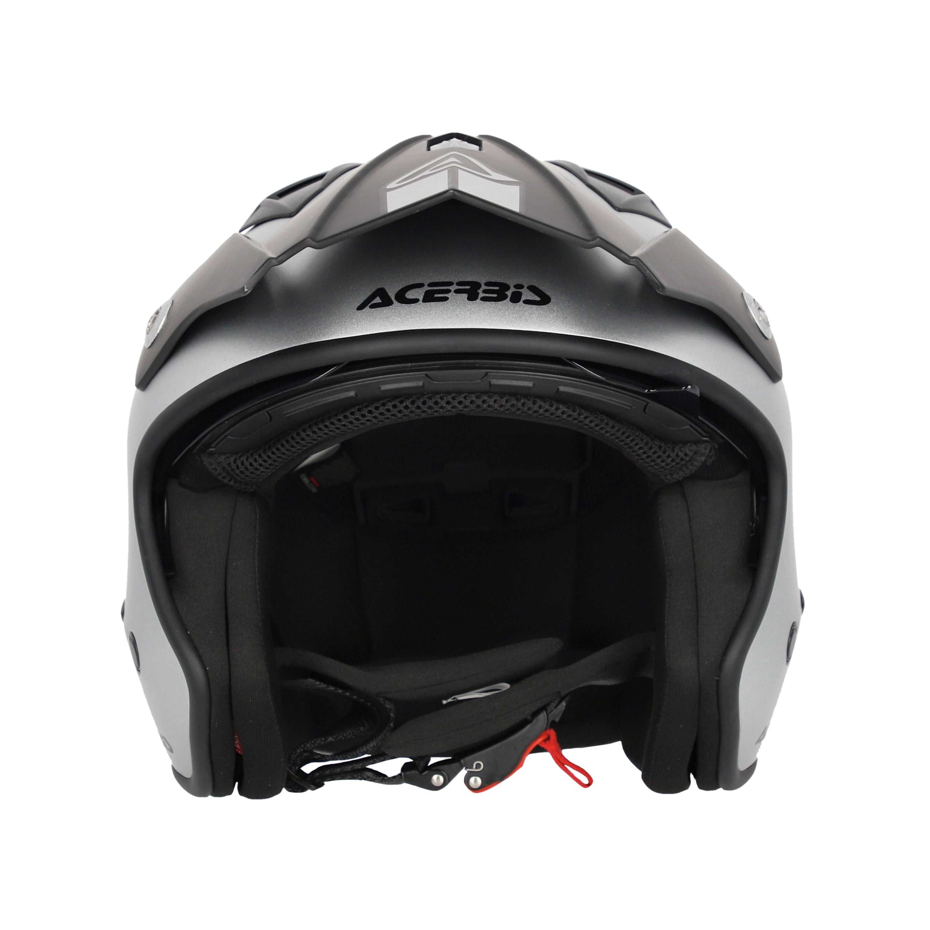 Acerbis Jet Aria Trials Helmet Metalic Silver