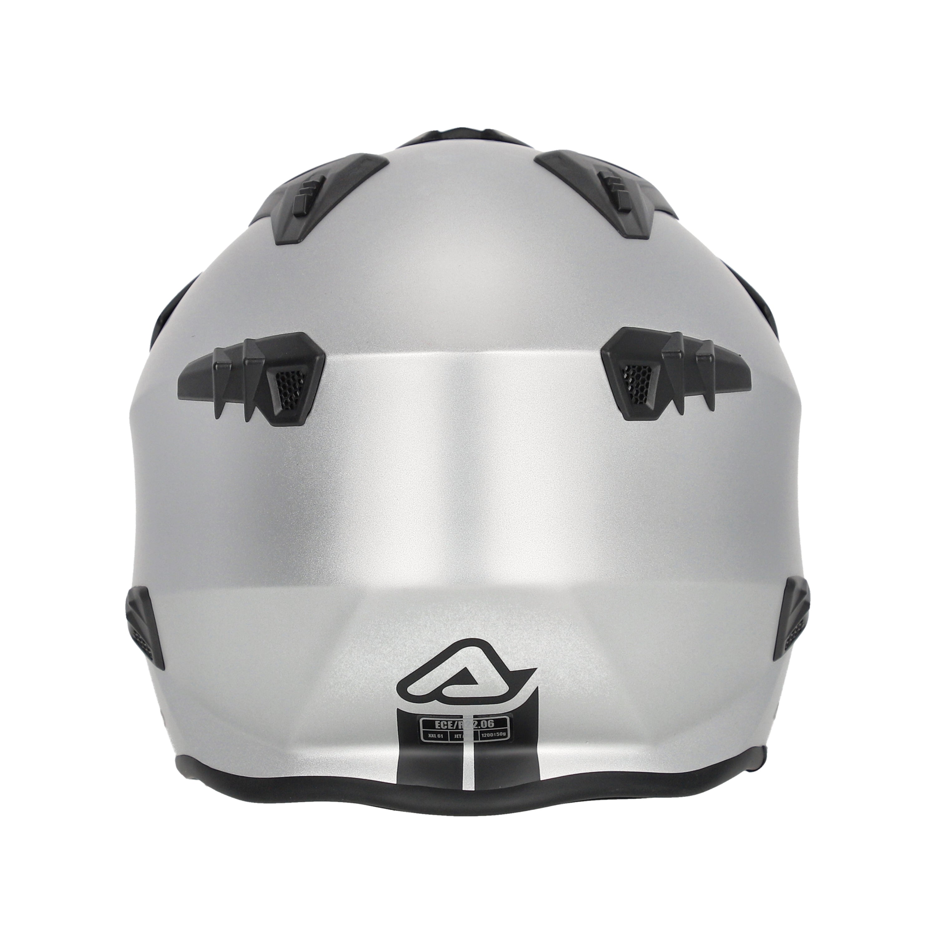 Acerbis Jet Aria Trials Helmet Metalic Silver