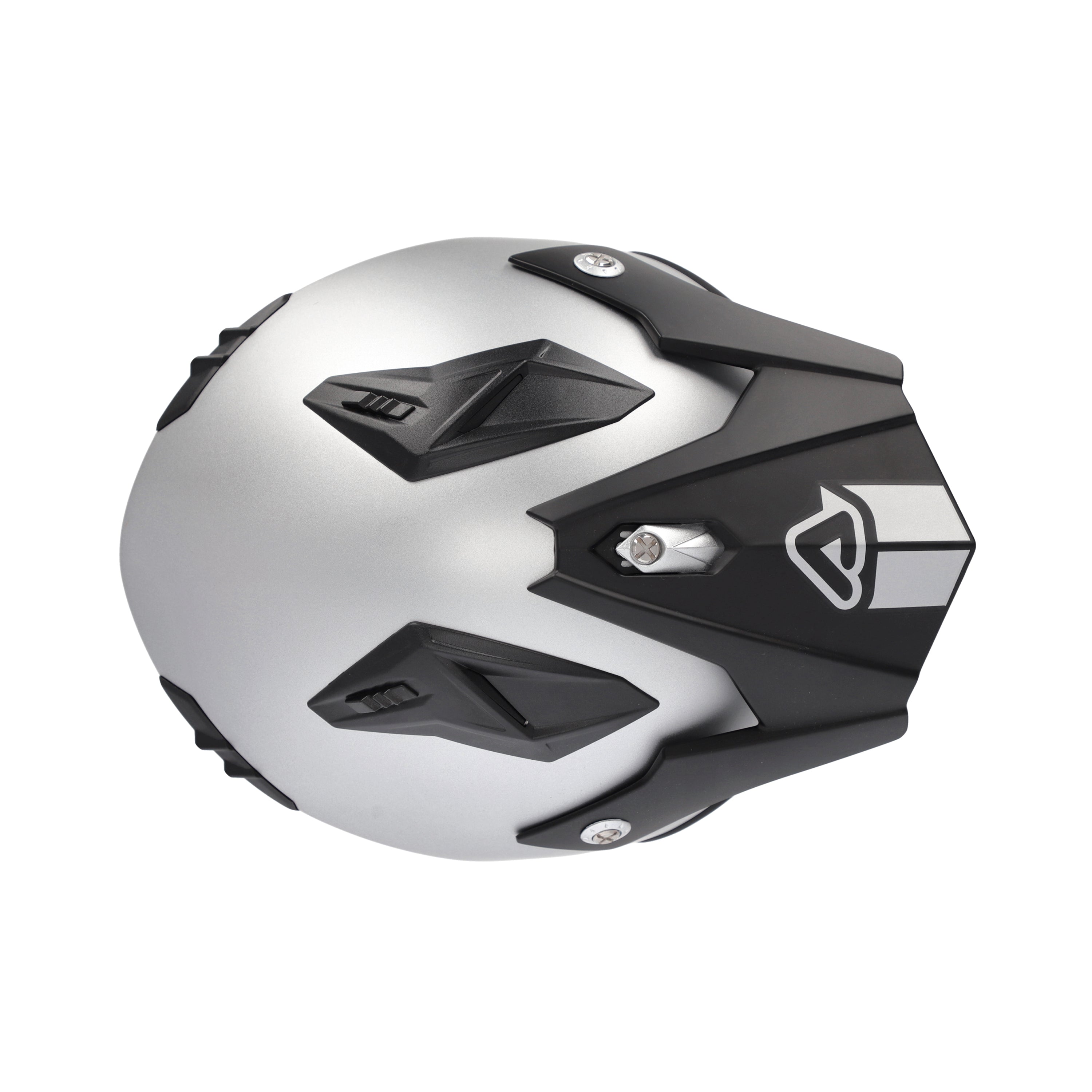 Acerbis Jet Aria Trials Helmet Metalic Silver