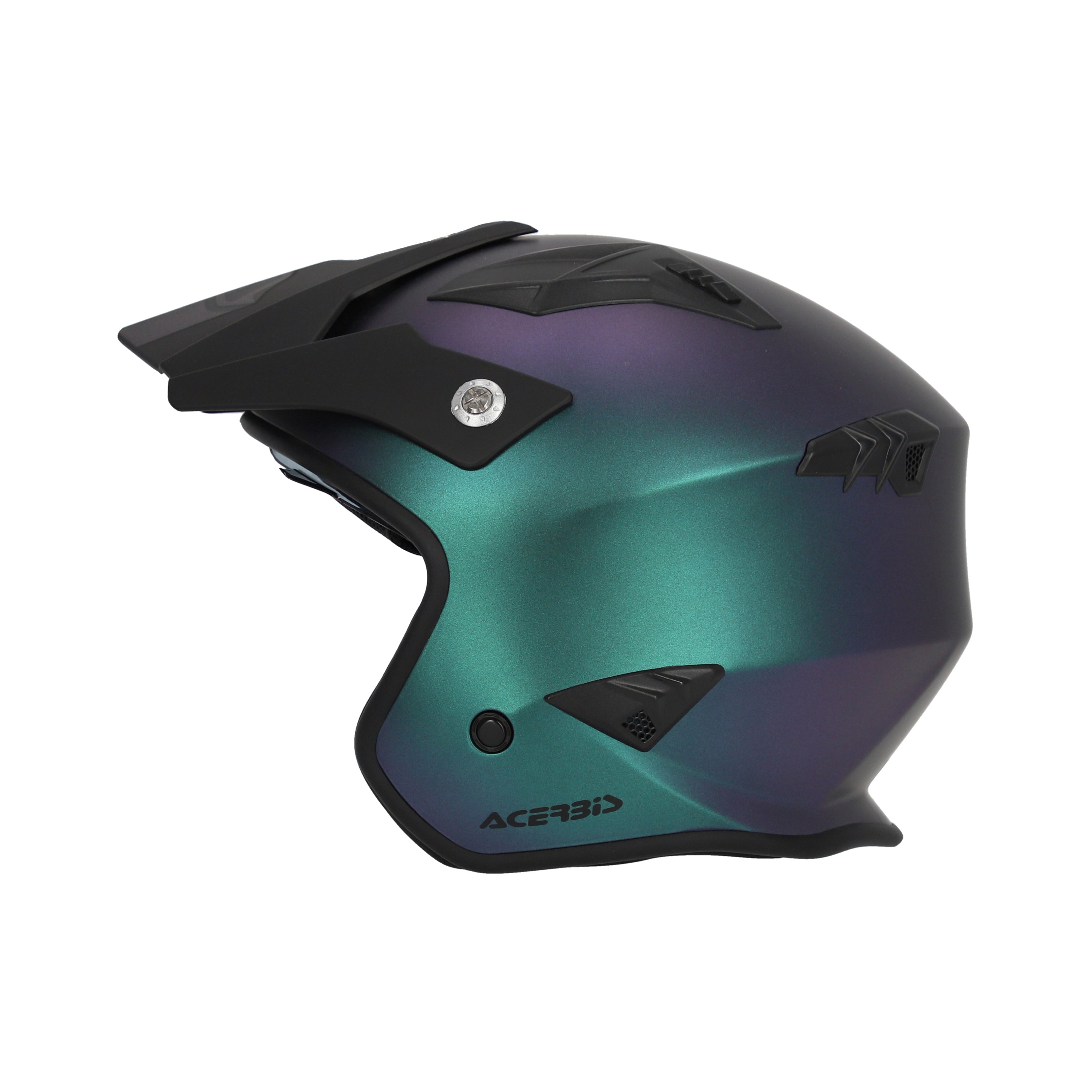 Acerbis Jet Aria Trials Helmet Metalic Chameleon