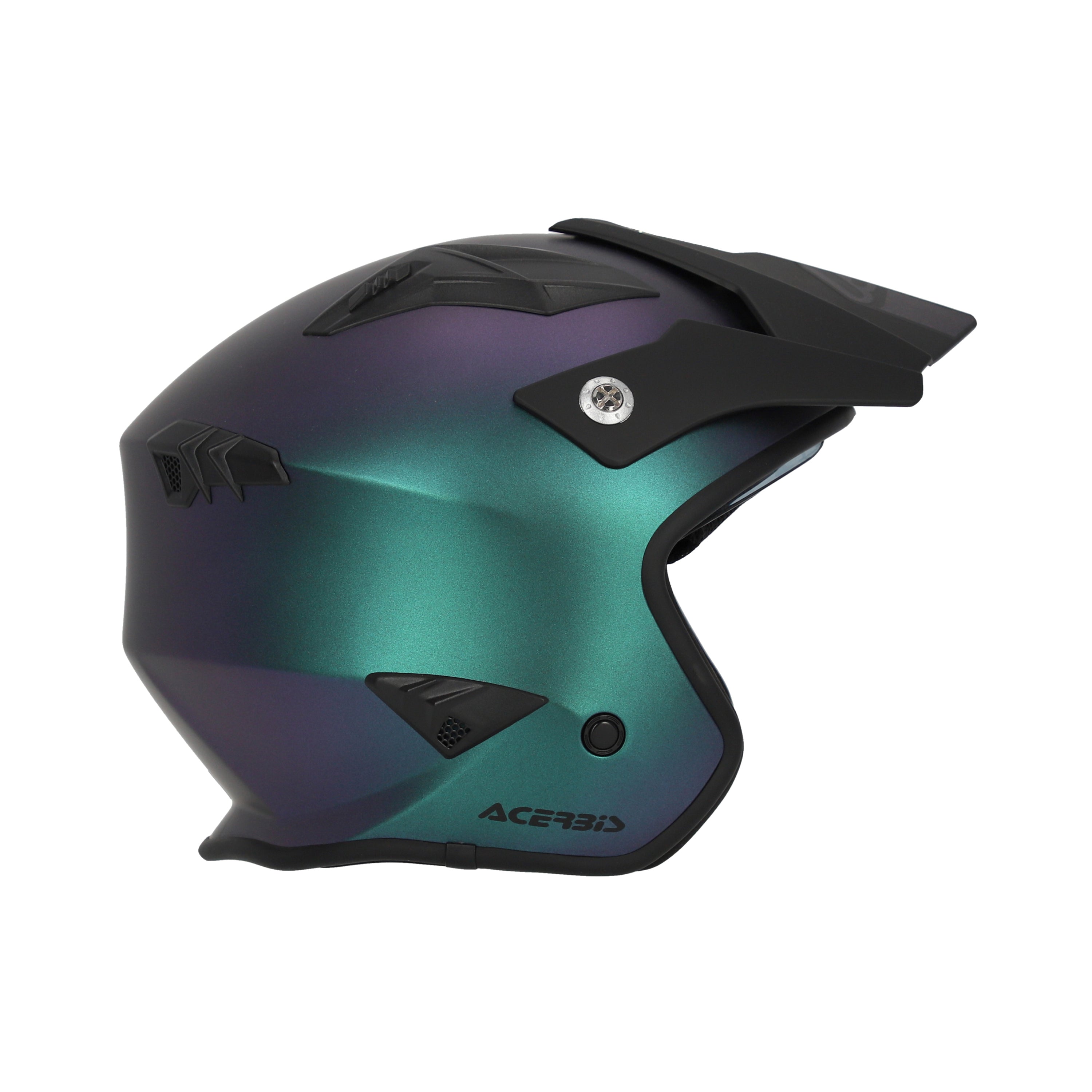 Acerbis Jet Aria Trials Helmet Metalic Chameleon