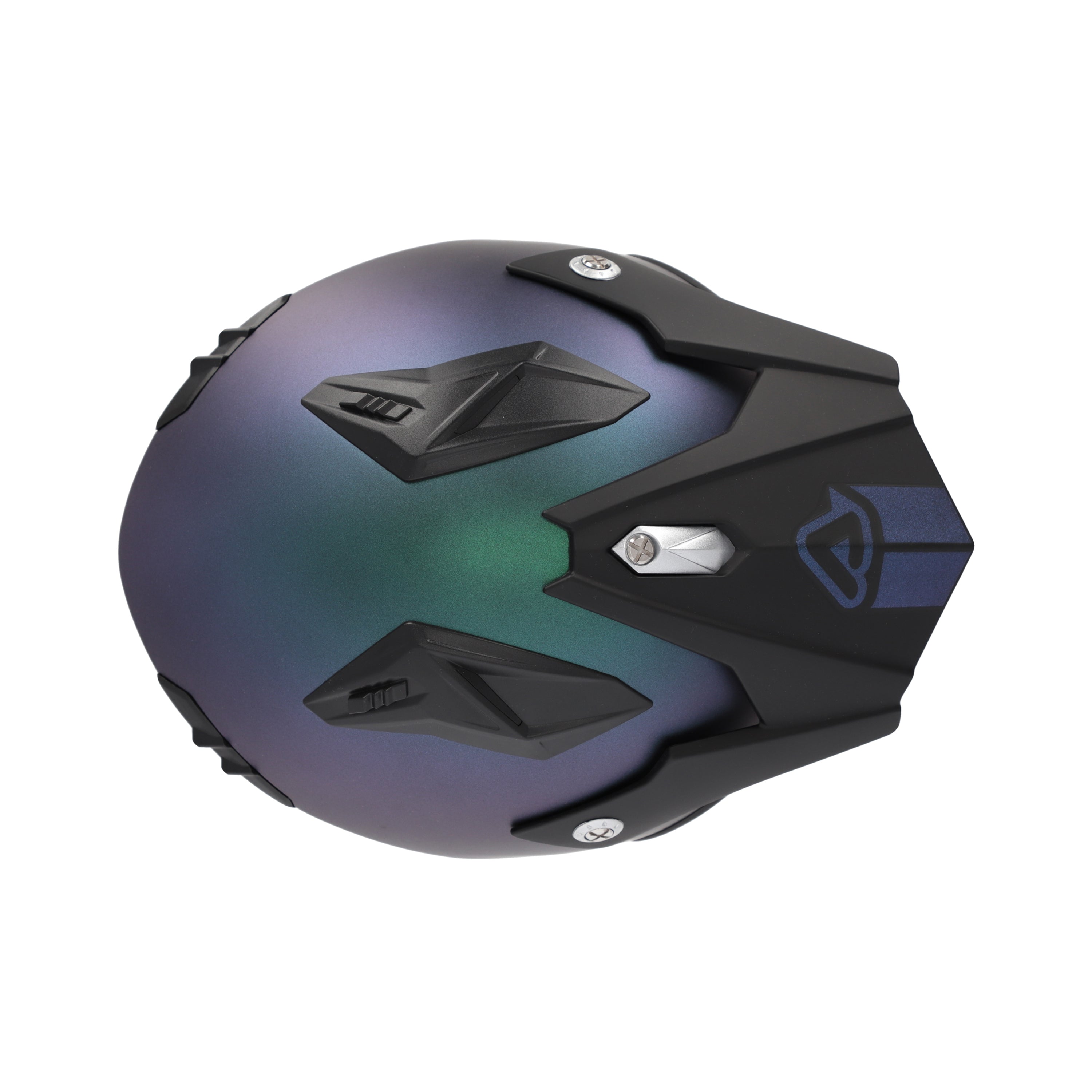 Acerbis Jet Aria Trials Helmet Metalic Chameleon