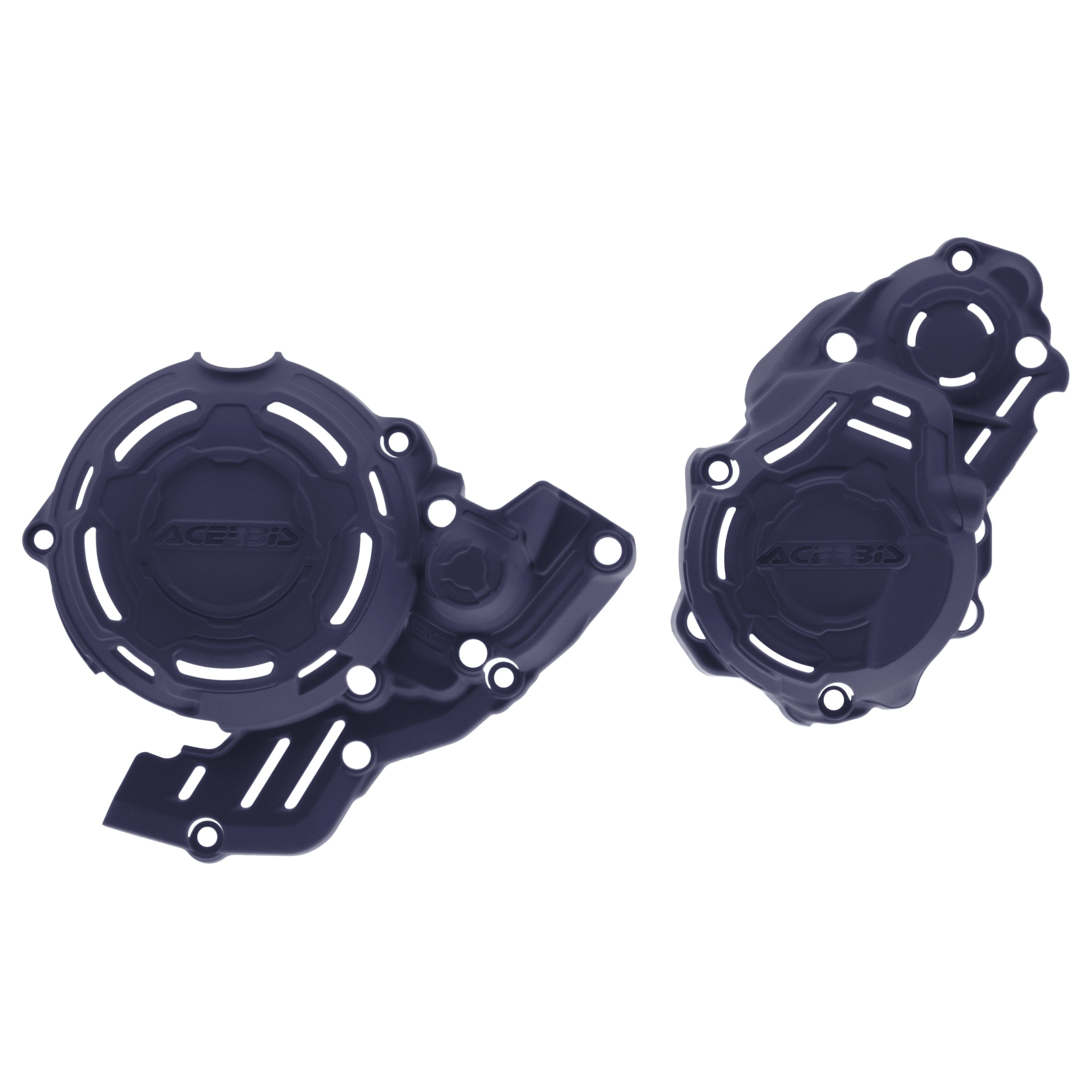 Acerbis X-Power Engine Cover Set KTM EXC-F 250/350 24-25, Husky FE 250/350 24-25, GasGas EC 250F/350F 24-25 Blue