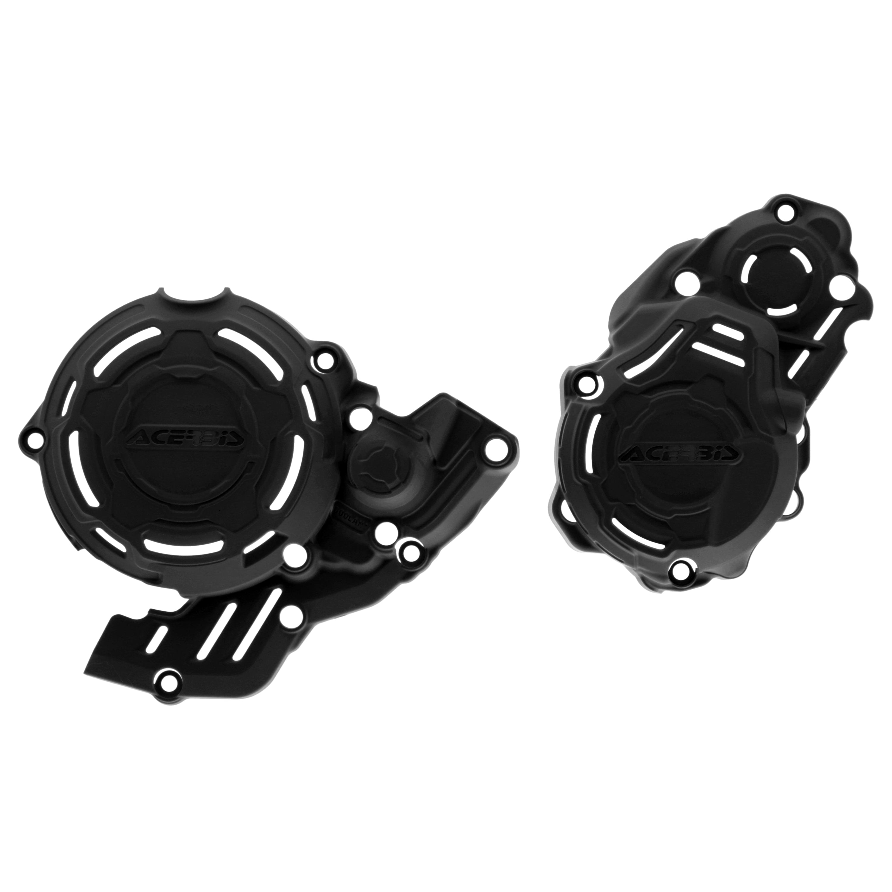 Acerbis X-Power Engine Cover Set KTM EXC-F 250/350 24-25, Husky FE 250/350 24-25, GasGas EC 250F/350F 24-25 Black