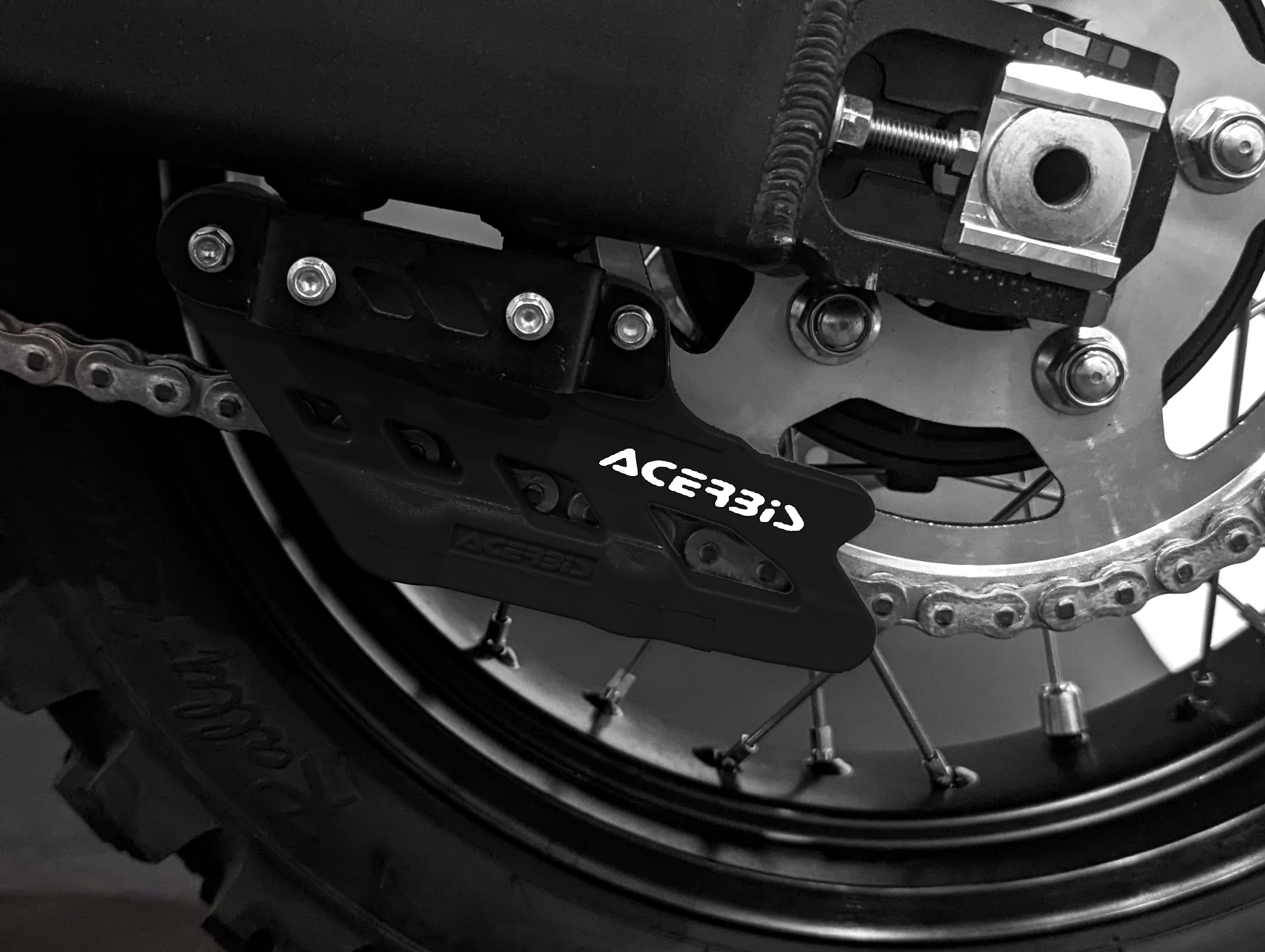 Acerbis Chain Guide Honda Transalp XL 750 2023-2024 Black