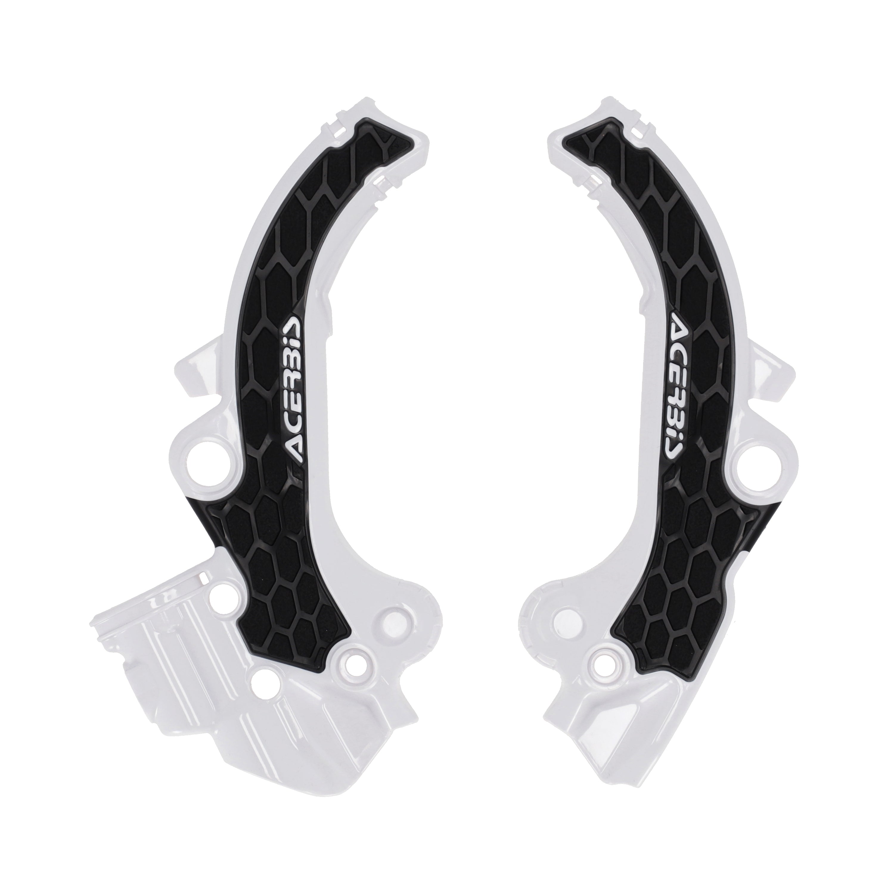 Acerbis X-Grip Frame Guards KTM SX 65 2024-25, HUSKY TC 65 2024-25, GAS GAS MC 65 2024-25 White/Black