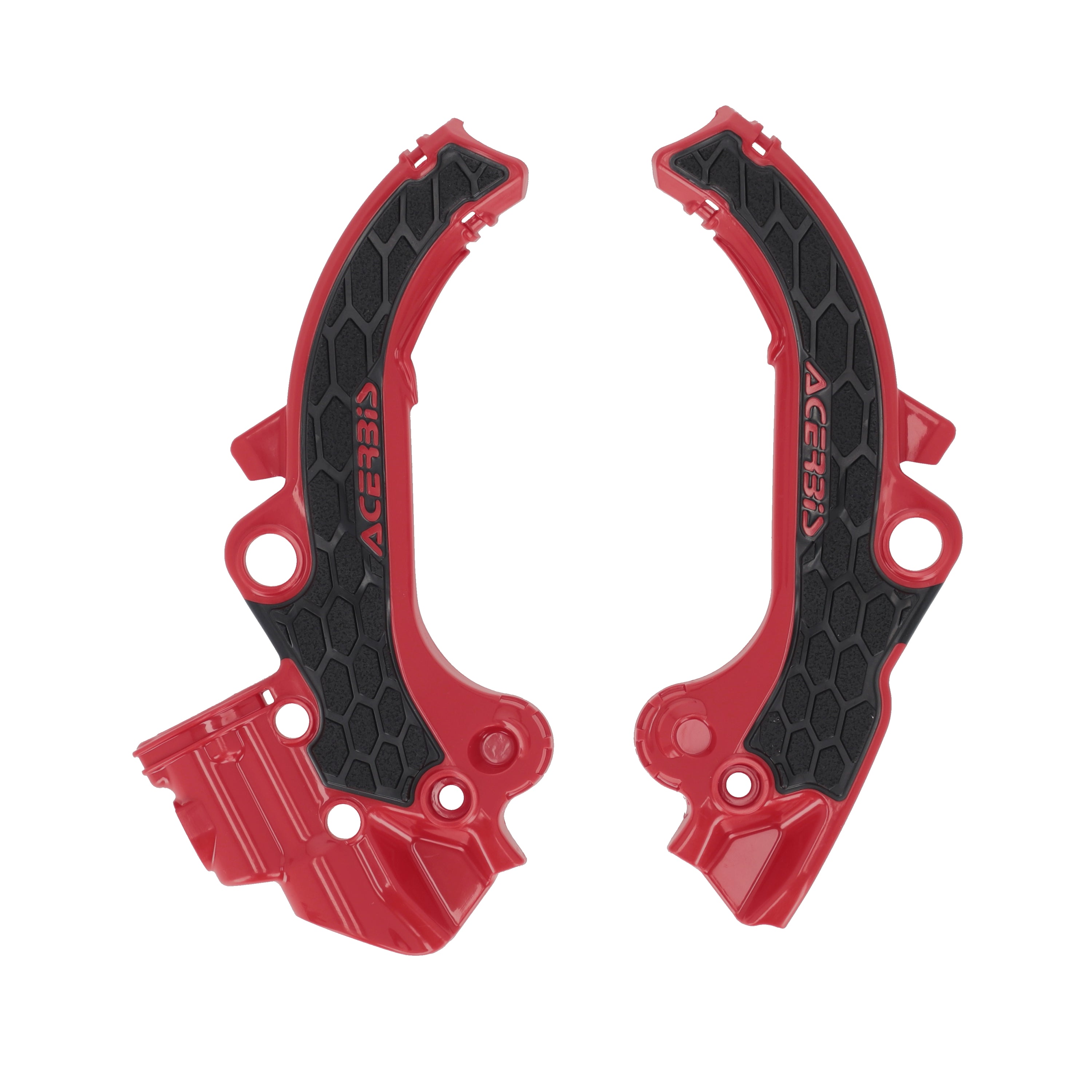 Acerbis X-Grip Frame Guards KTM SX 65 2024-25, HUSKY TC 65 2024-25, GAS GAS MC 65 2024-25 Red/Black