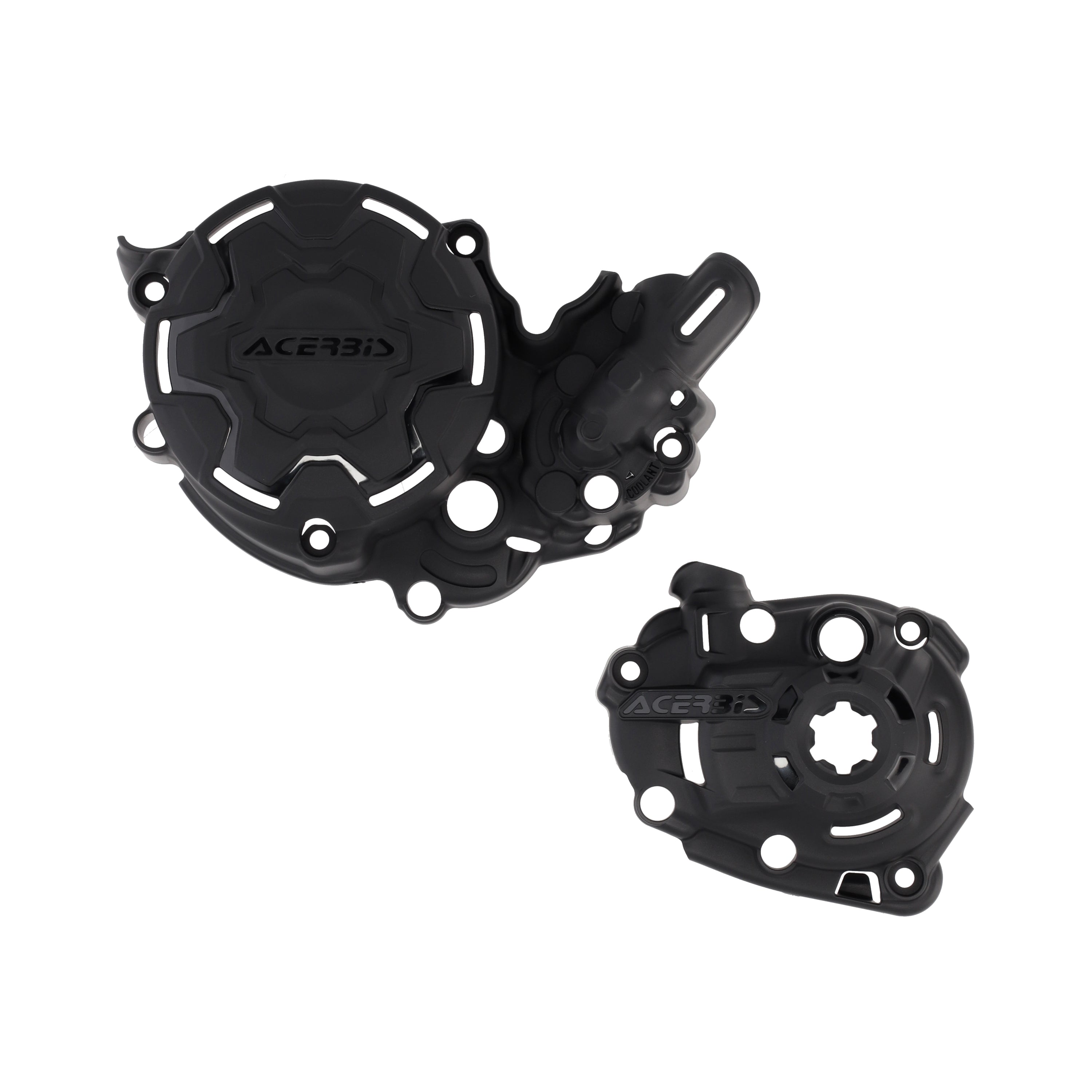 Acerbis X-Power Engine Cover Set YAMAHA YZF250 2025, YZF250X 2025, WRF250 2025 Black