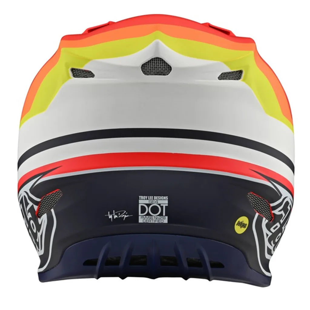 Troy Lee Designs SE4 KTM Mirage Composite Gloss Helmet White/Red