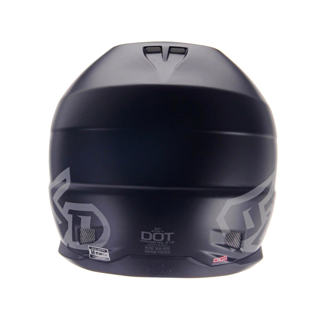 6D ATR-1 MX Helmet Matte Black