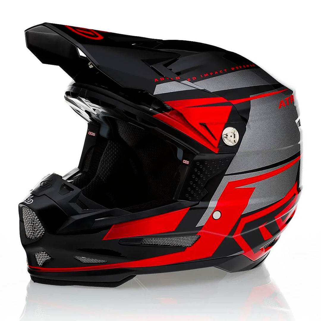 6D ATR-2 MX Helmet Mach Red/Grey/Black