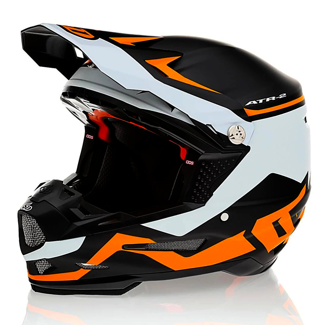 6D ATR-2 MX Helmet Drive Neon Orange