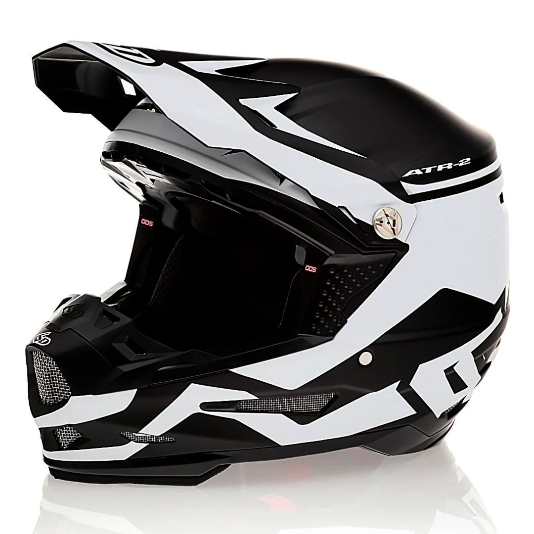 6D ATR-2 MX Helmet Drive White