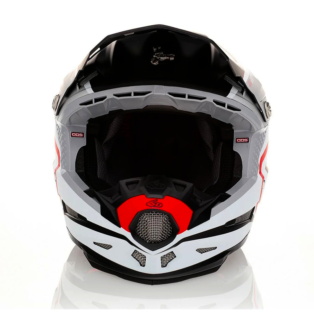 6D ATR-2 MX Helmet Delta Red White