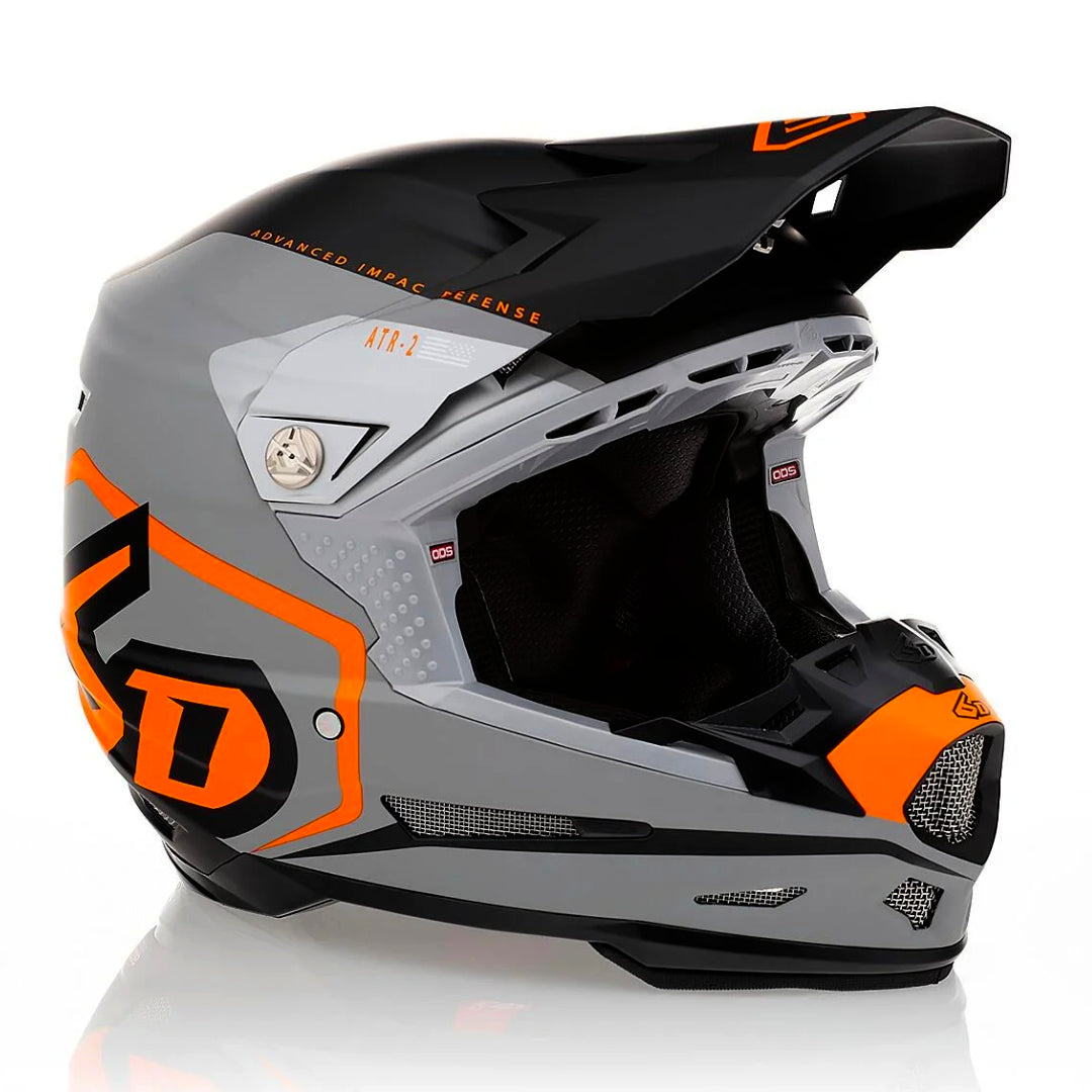 6D ATR-2 MX Helmet Delta Neon Orange