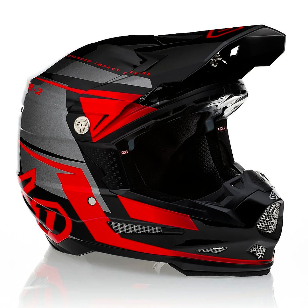 6D ATR-2 MX Helmet Mach Red/Grey/Black