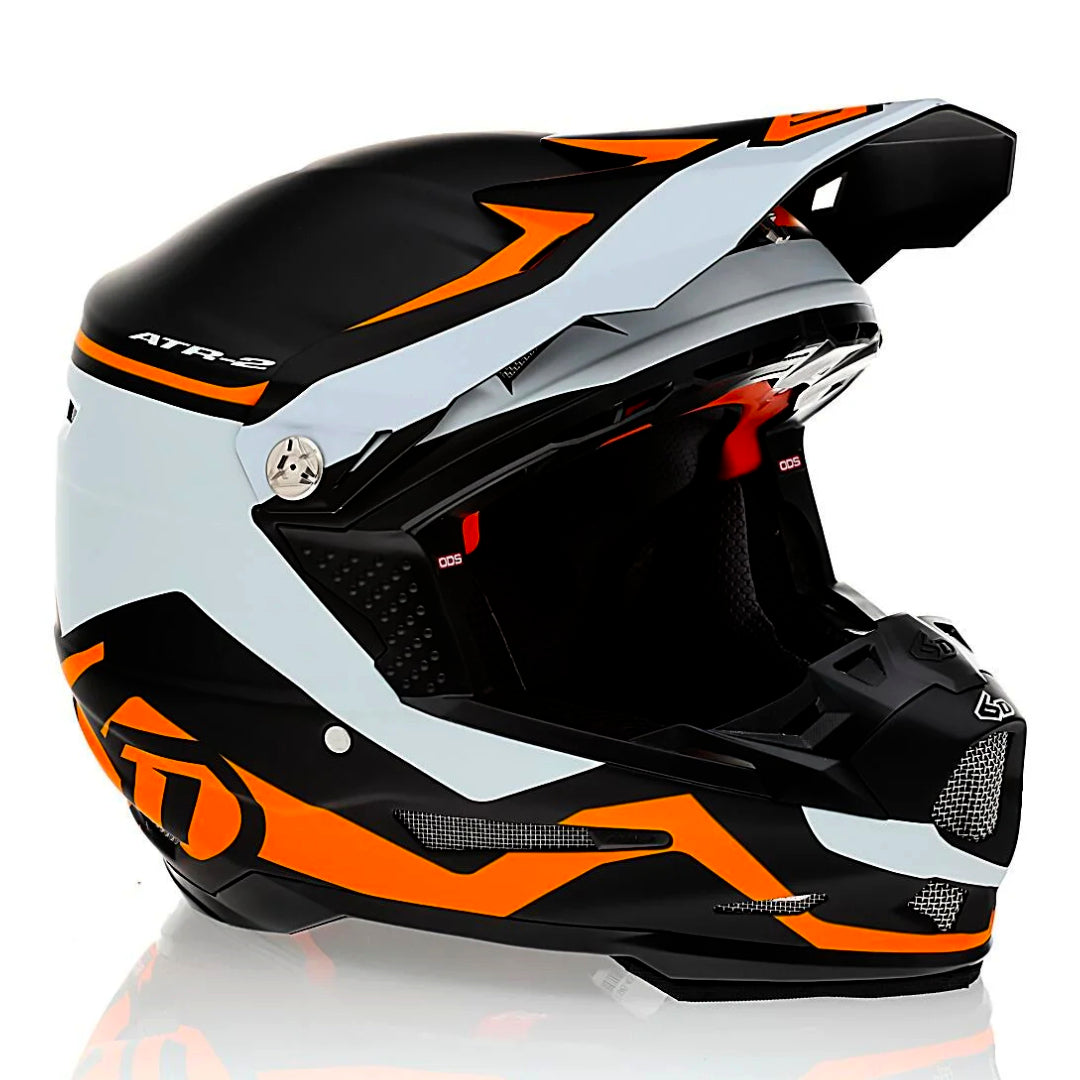 6D ATR-2 MX Helmet Drive Neon Orange