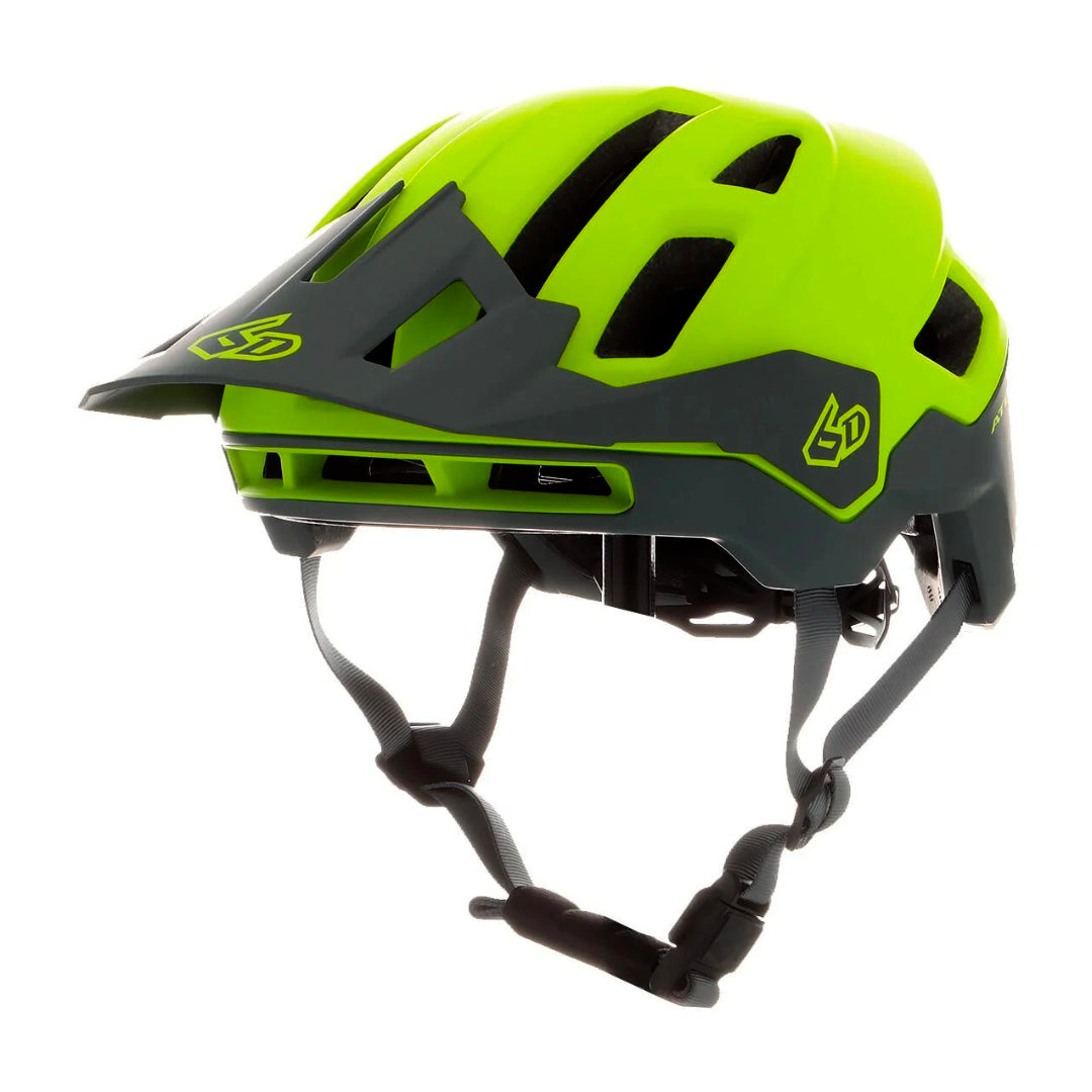 6D ATB-2T MTB Helmet Ascent Matte Hi Viz Yellow/Grey