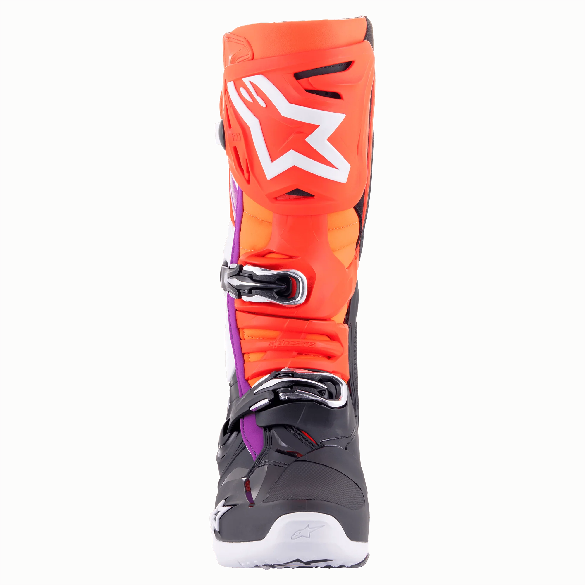 Alpinestars Tech 10 Motocross Boots Black/Red Fluo/Orange Fluo/White