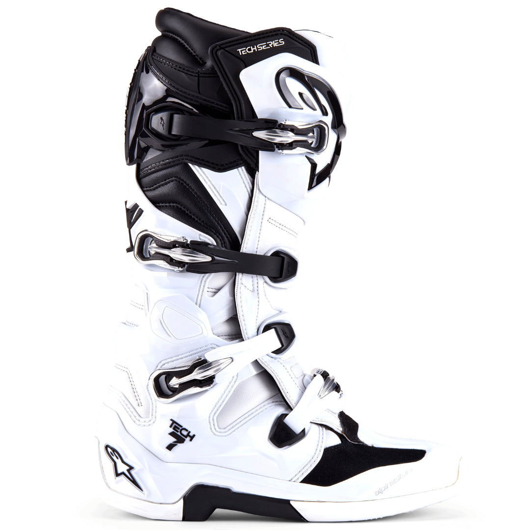 Alpinestars Tech 7 Motocross Boots White/Black