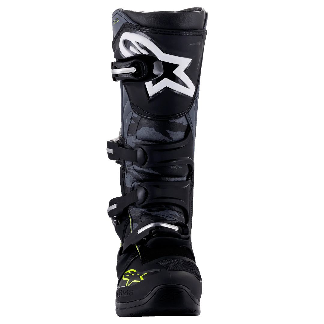 Alpinestars Tech 5 Motocross Boots Black/Cool Grey/Yellow Flo