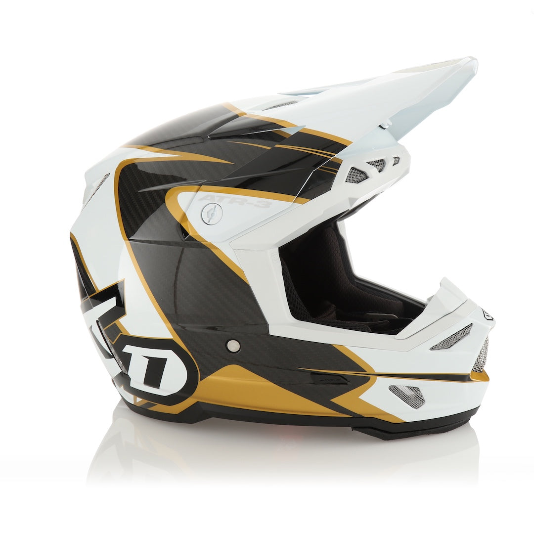 6D ATR-3 MX Helmet Wave Gloss Gold/White