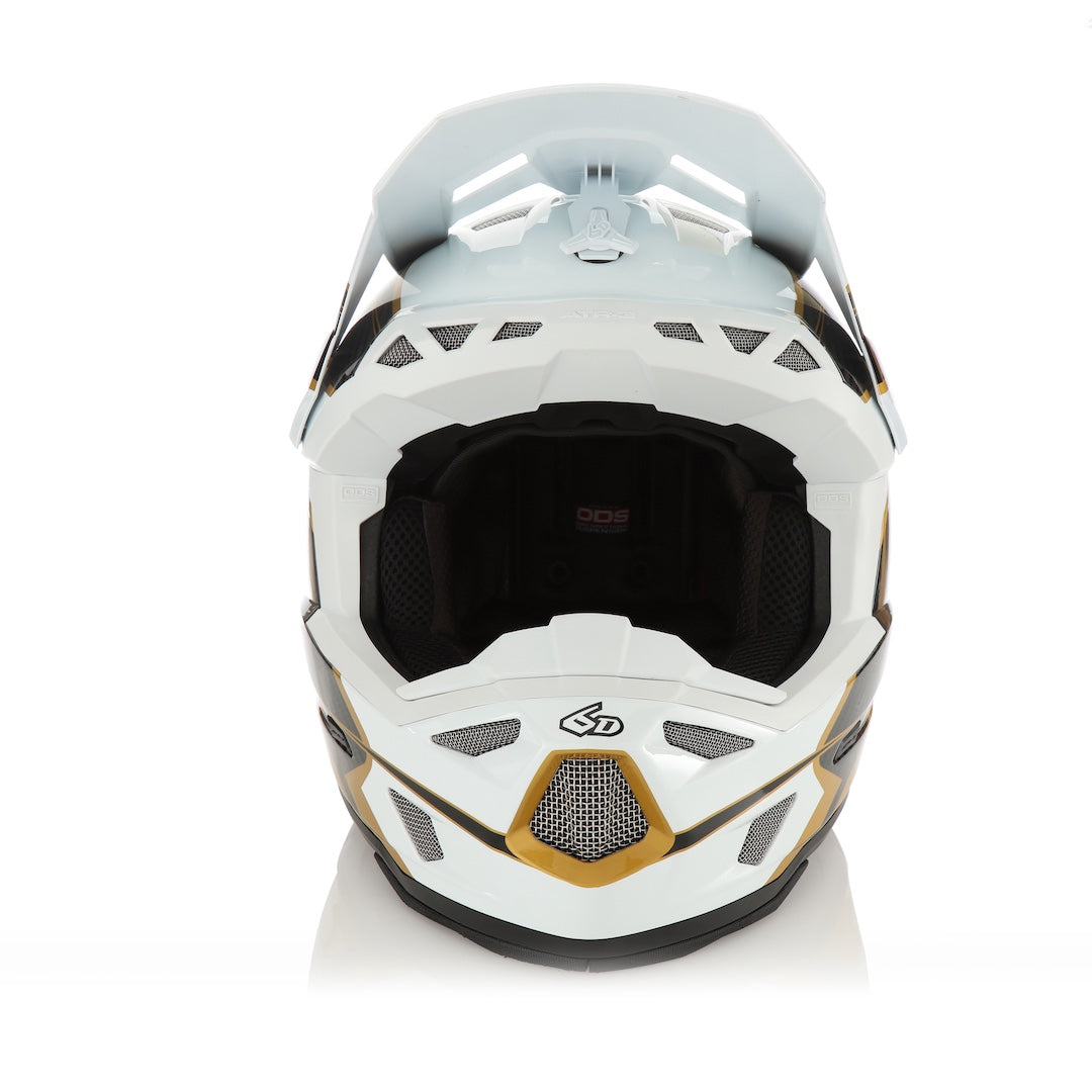 6D ATR-3 MX Helmet Wave Gloss Gold/White