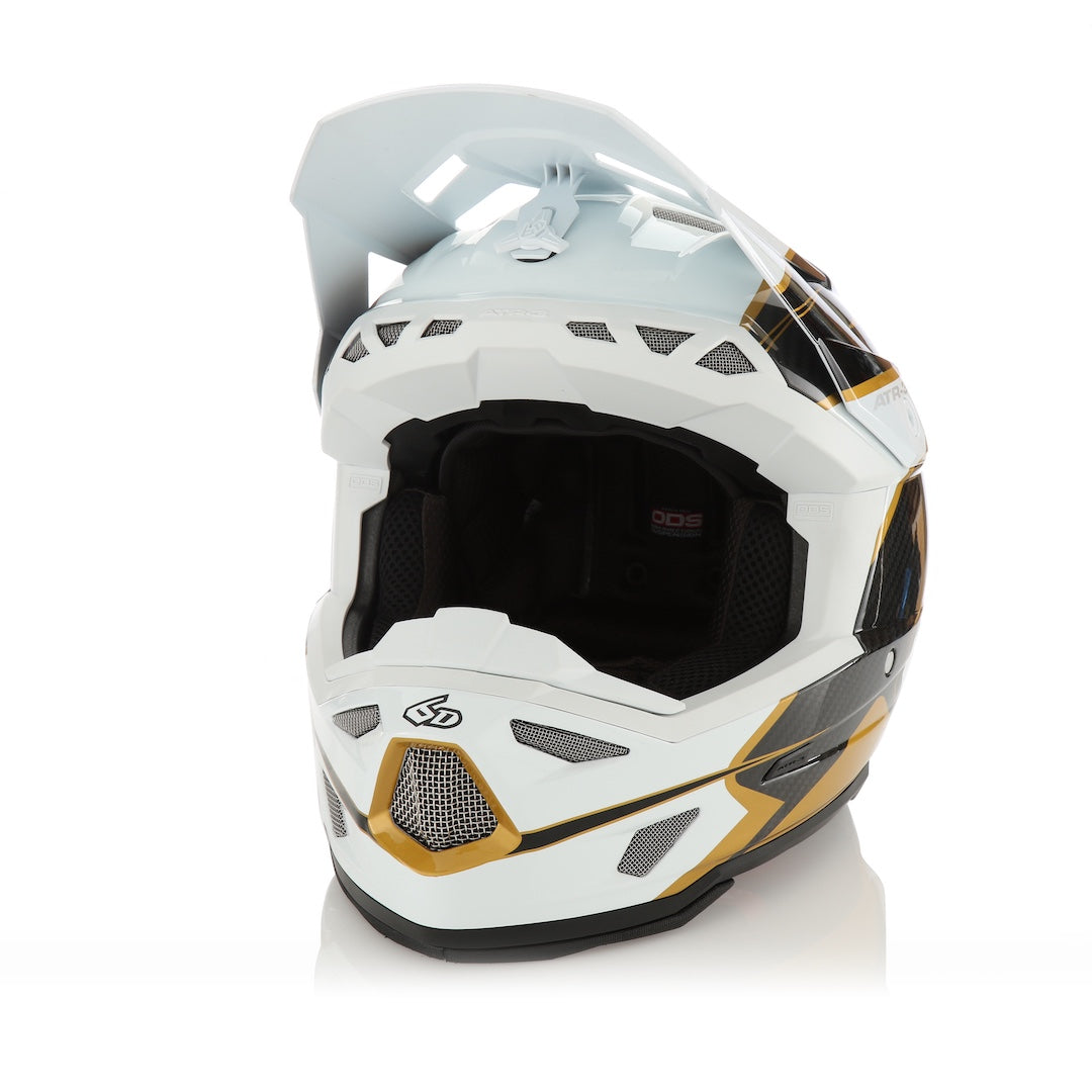 6D ATR-3 MX Helmet Wave Gloss Gold/White