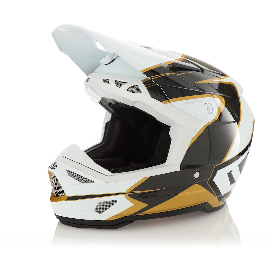 6D ATR-3 MX Helmet Wave Gloss Gold/White